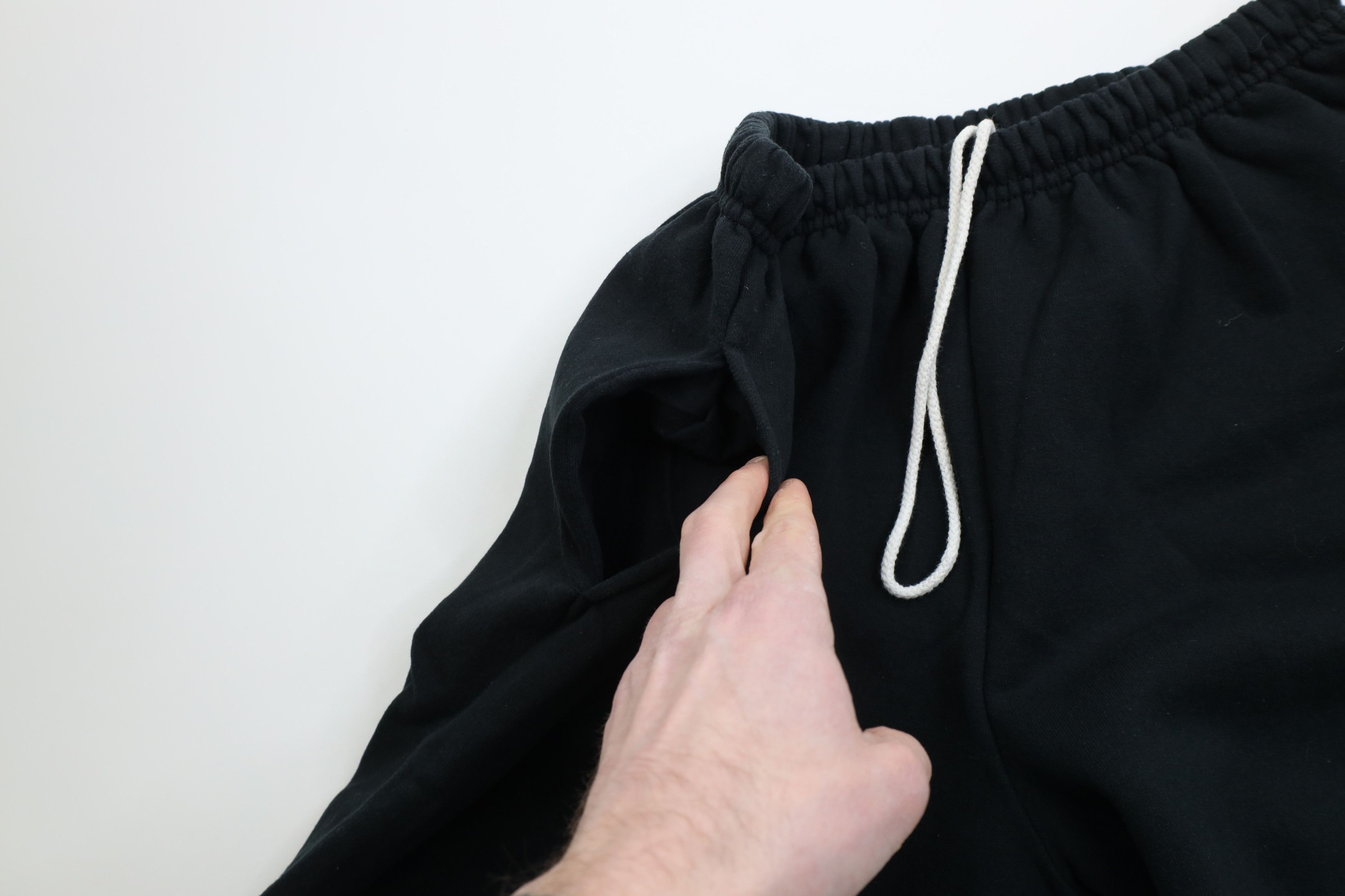 Vintage Vintage 90s Y2K Streetwear Sweatpants Joggers Pants Black Size US 36 / EU 52 - 9 Thumbnail