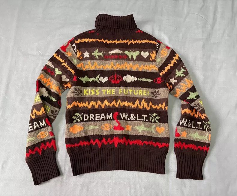 Walter Van Beirendonck Vintage Walter van Beirendonck Knitted Sweater-2506 Size L / US 10 / IT 46 - 8 Thumbnail