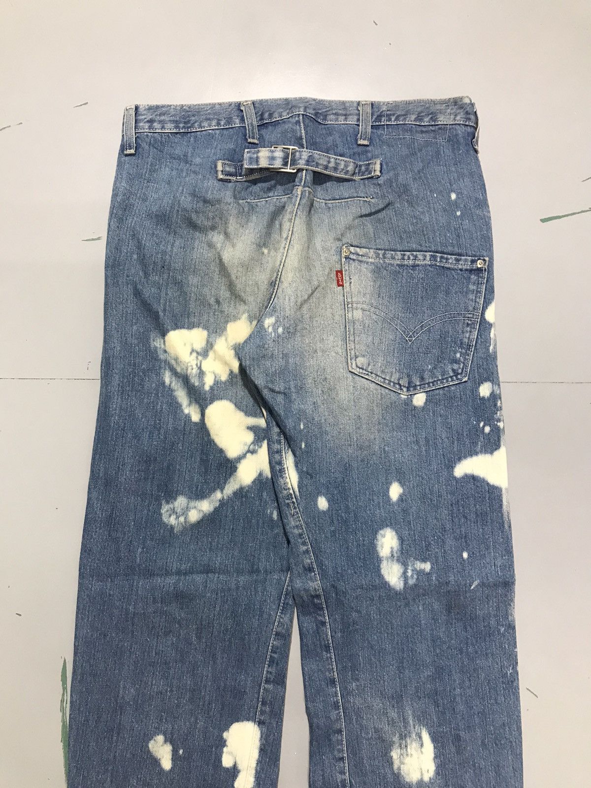Levi's Vintage Levi’s buckle belt bleached denim Size US 34 / EU 50 - 9 Thumbnail