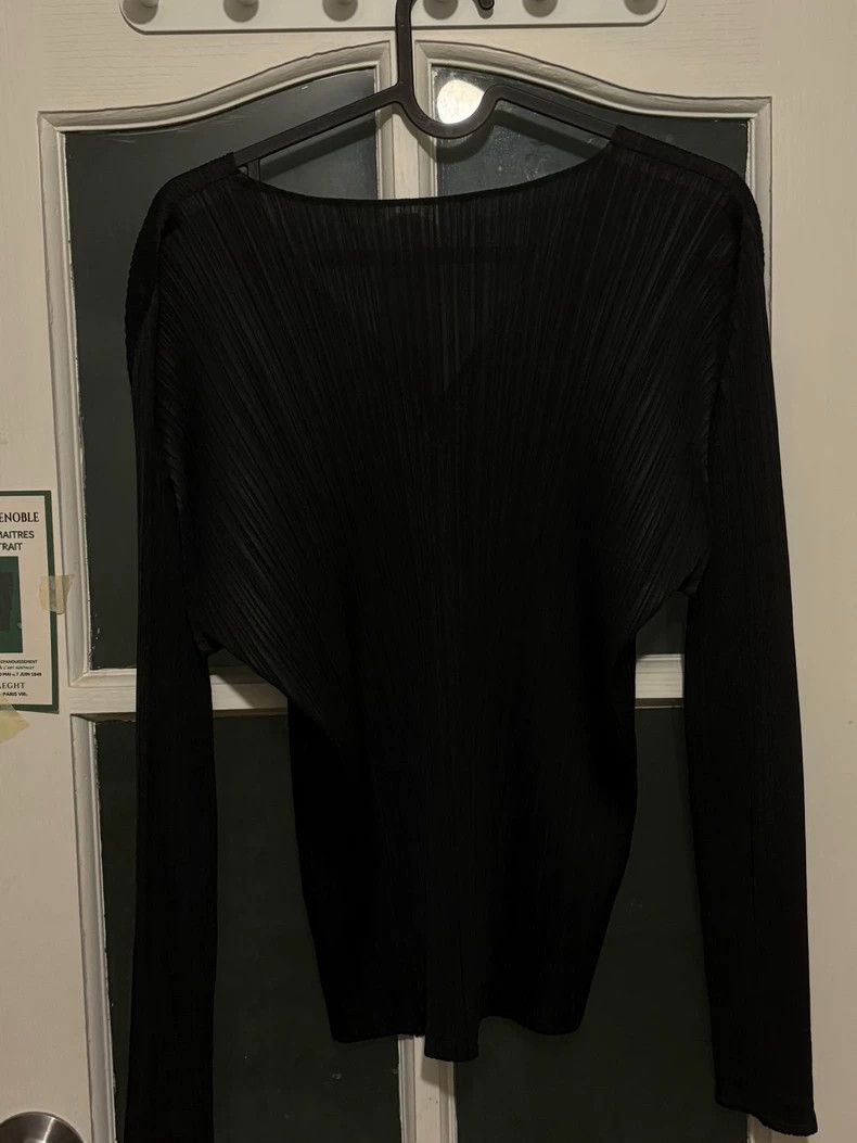 Issey Miyake issey miyake size:5 Pleated black long sleeves 2505-Nextar Size XXS / US 00 / IT 34 - 2 Thumbnail