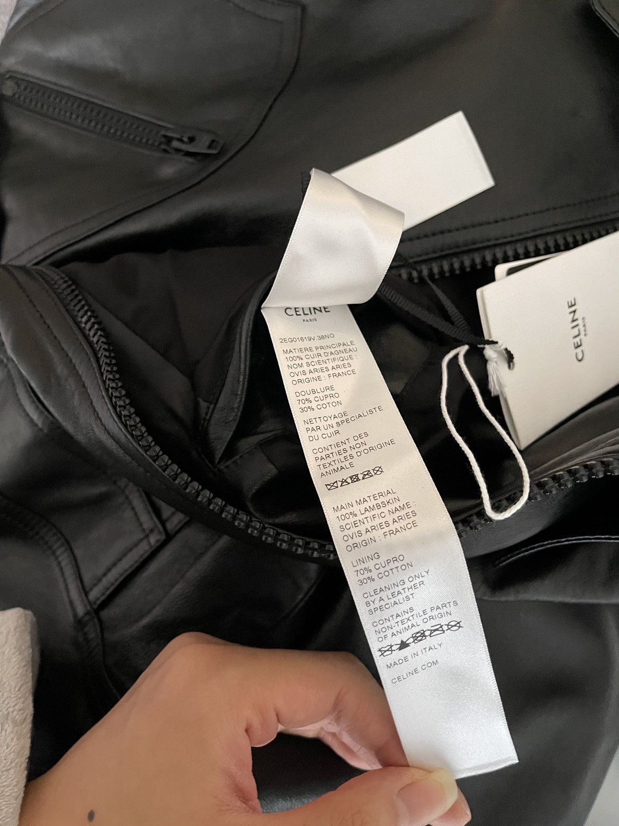 Celine Celine 23AW Limited Edition Leather Jacket Size US S / EU 44-46 / 1 - 6 Thumbnail