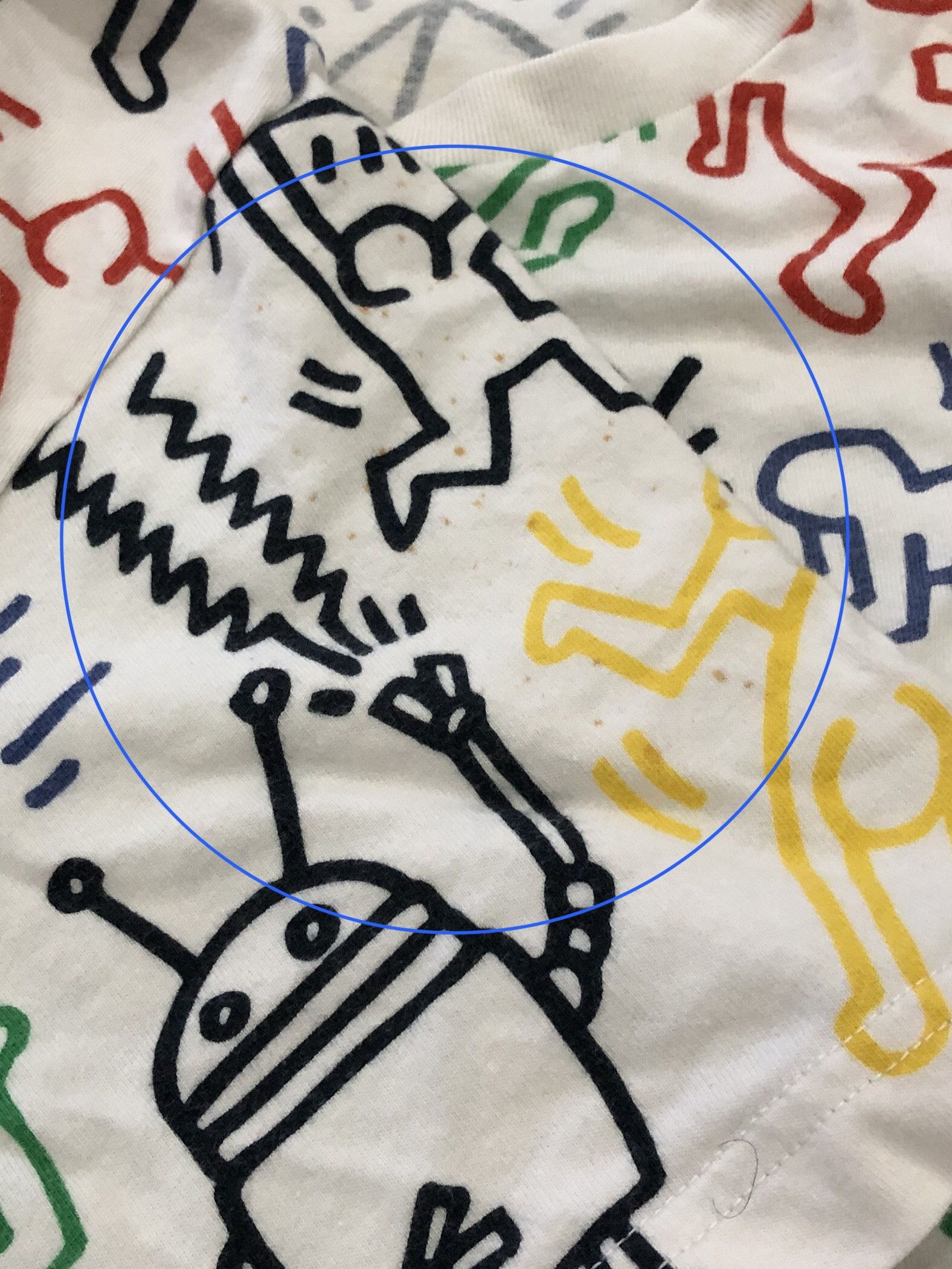 Keith Haring × Uniqlo Pop Art Graffiti Keith Haring Fullprint X Uniqlo T-shirts Size US M / EU 48-50 / 2 - 7 Thumbnail
