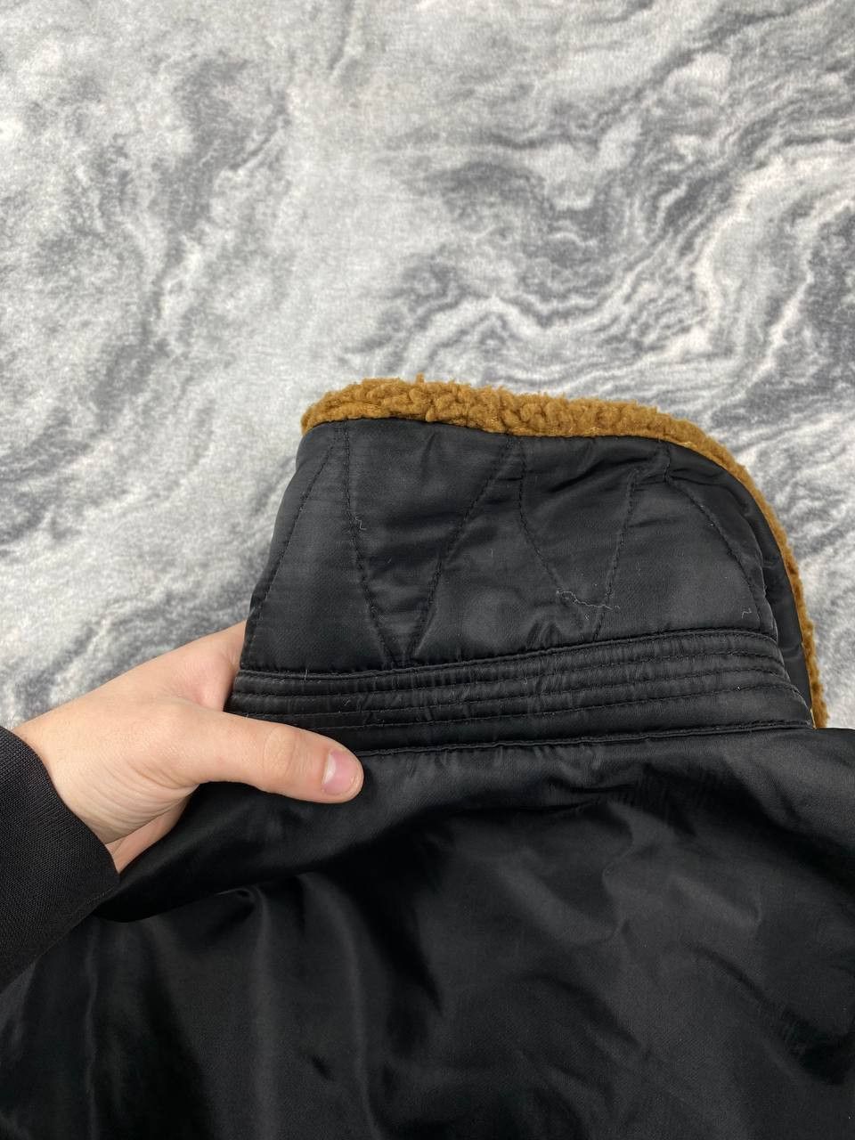 Diesel Vintage Diesel Shearling Bomber Aviator Jacket Size US XXL / EU 58 / 5 - 20 Thumbnail