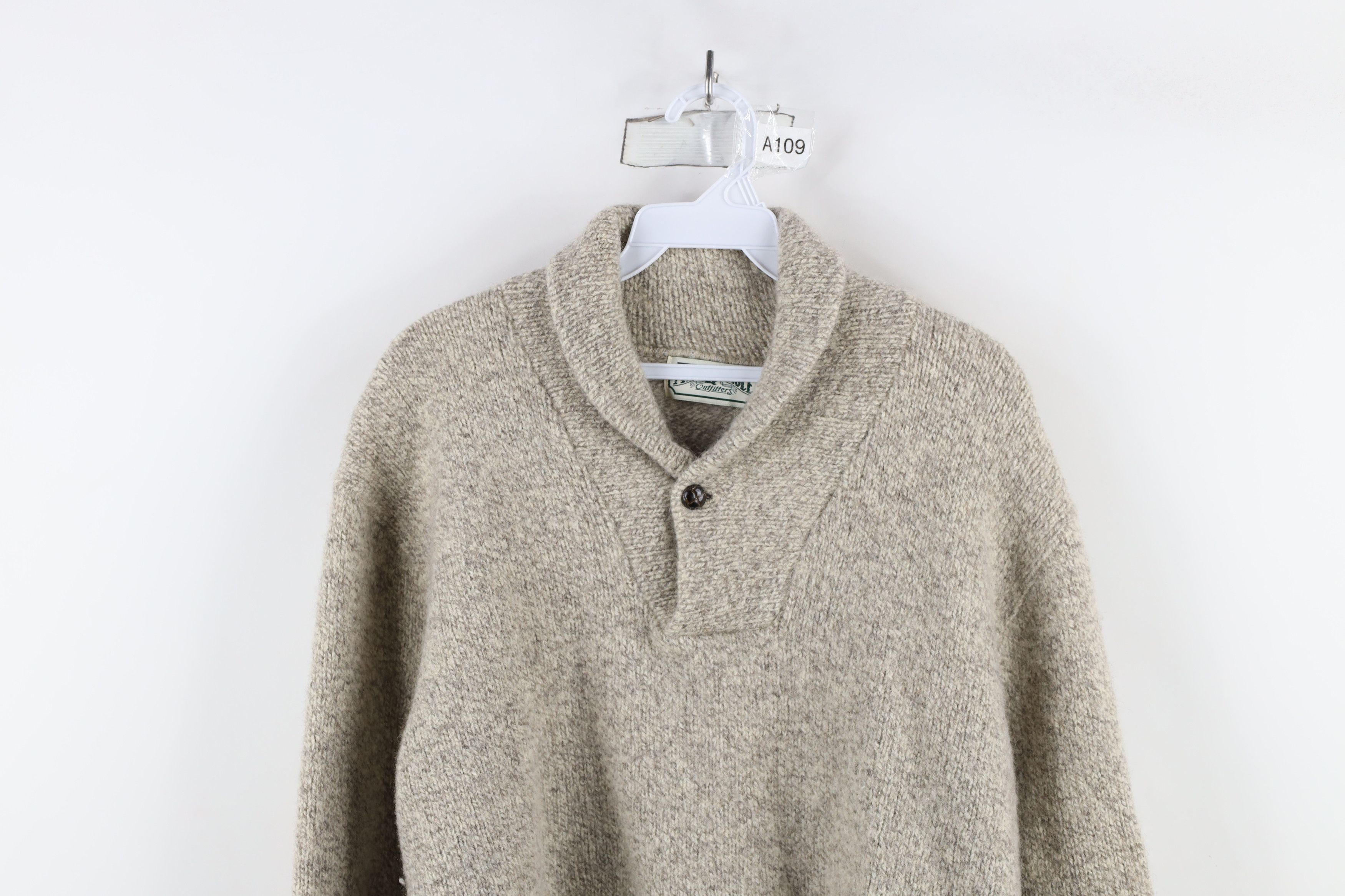 American Eagle Outfitters × Vintage Vintage 90s American Eagle Outfitters Knit Shawl Sweater USA Size US M / EU 48-50 / 2 - 2 Thumbnail