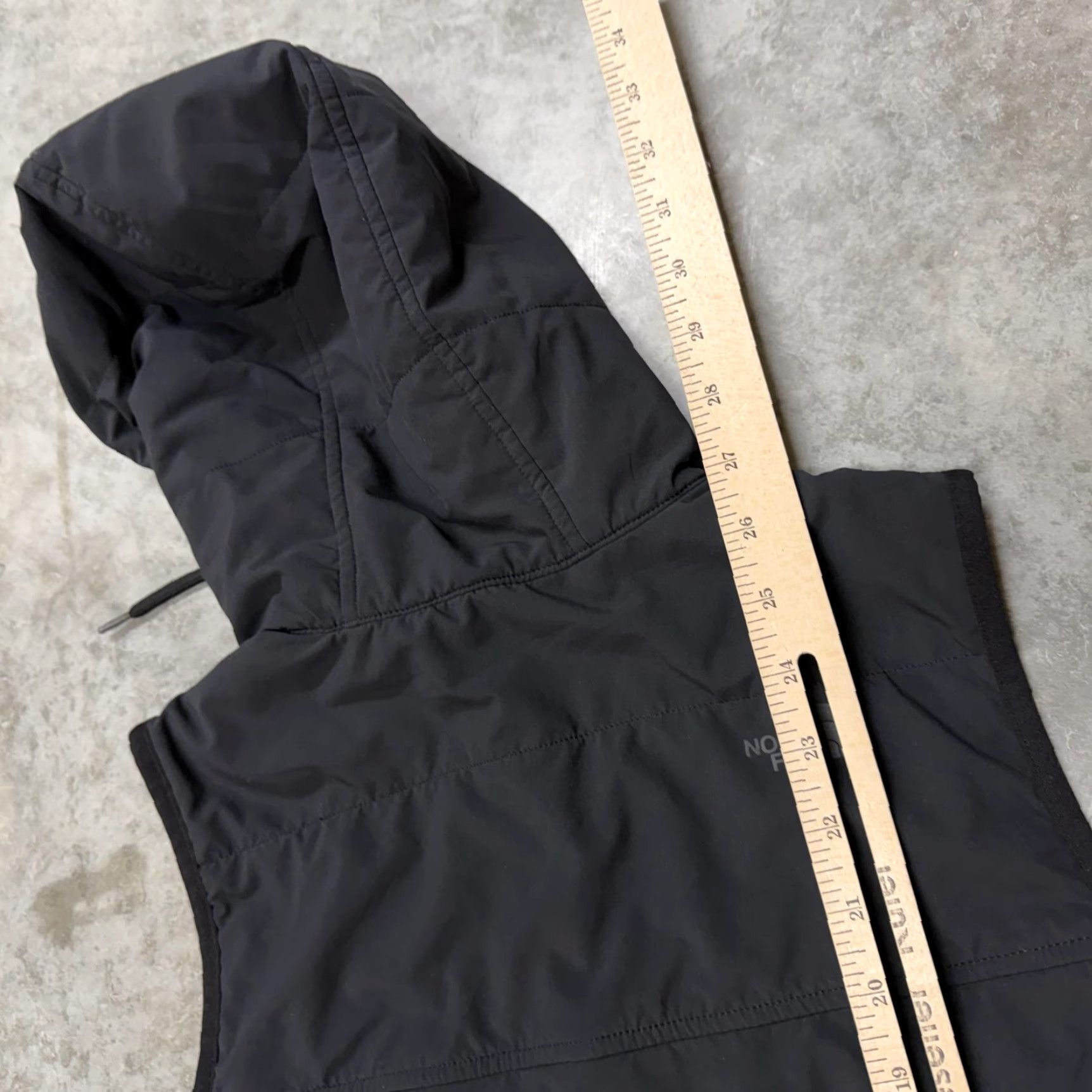 The North Face VEST The North Face Womens XS Black Hooded Softshell Full Zip Insulated Warm Size XS / US 0-2 / IT 36-38 - 7 Thumbnail