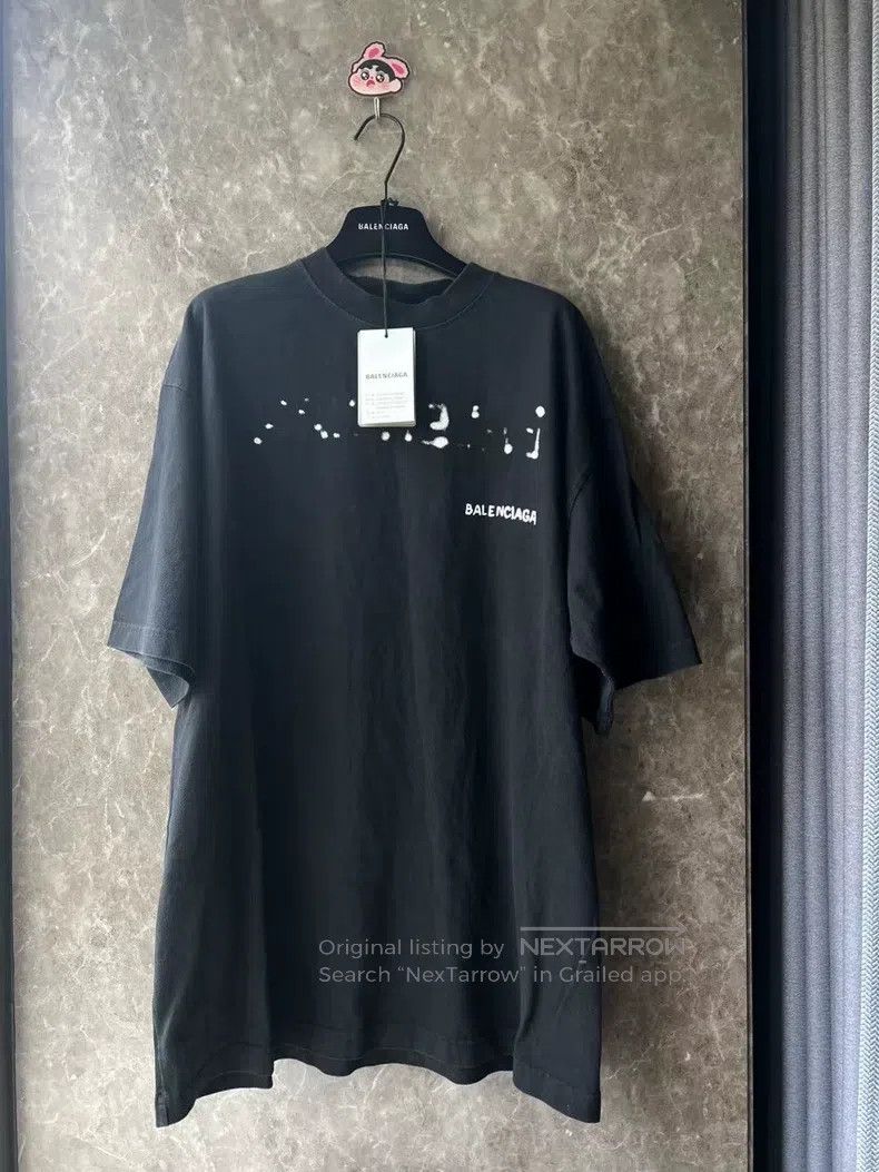 Balenciaga Balenciaga Blurry graffiti short-sleeve Xs Size US XS / EU 42 / 0 - 1 Thumbnail