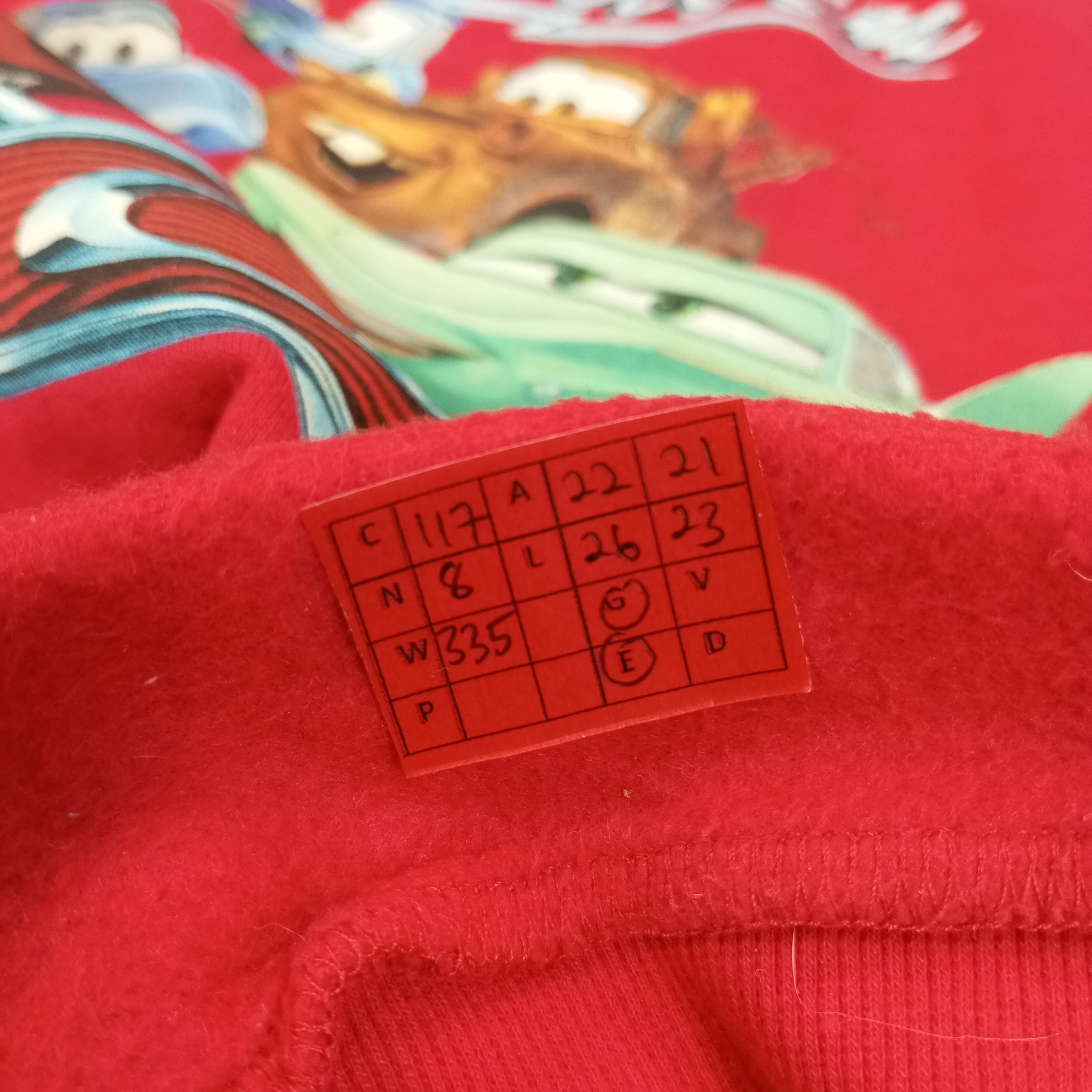 Disney × Vintage Cars Disney Movie Sweatshirt Size US M / EU 48-50 / 2 - 7 Thumbnail