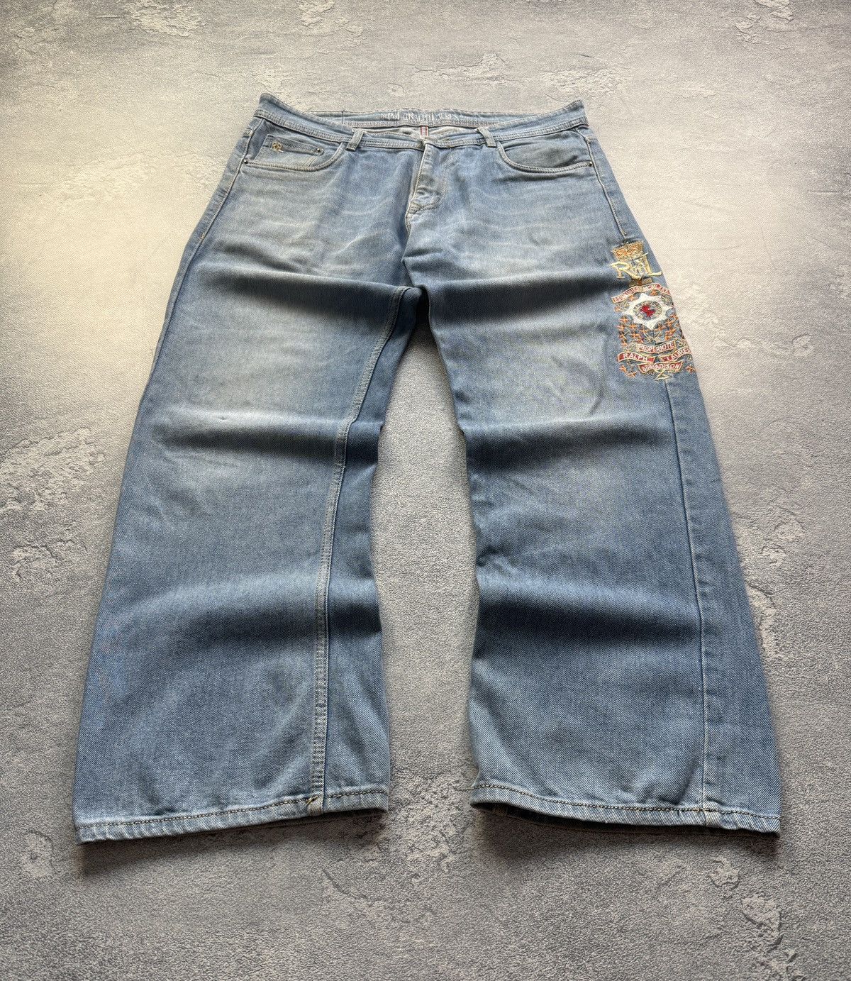 Polo Ralph Lauren Polo Ralph Lauren Jeans Y2K Avantgarde Distressed Washed Size US 36 / EU 52 - 1 Thumbnail
