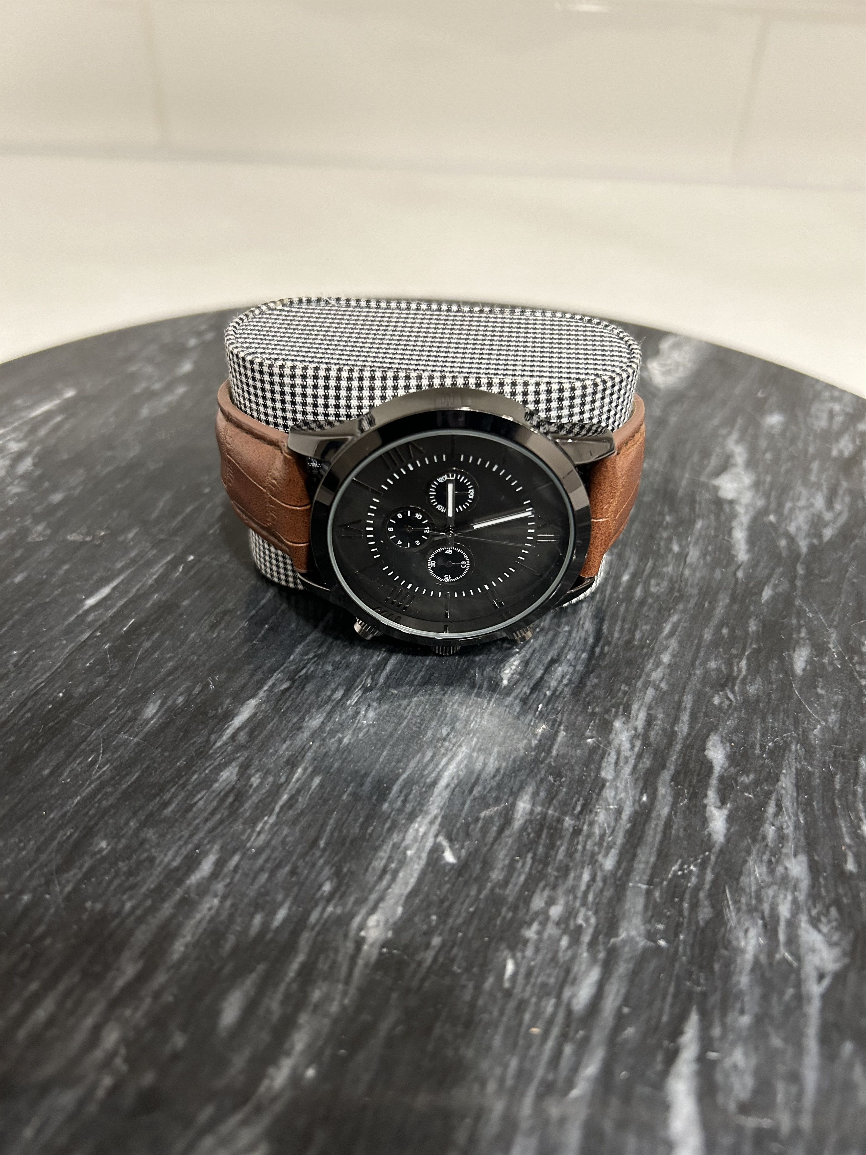 Fossil Men's Fossil Watch (Brown Leather) Size ONE SIZE - 3 Thumbnail