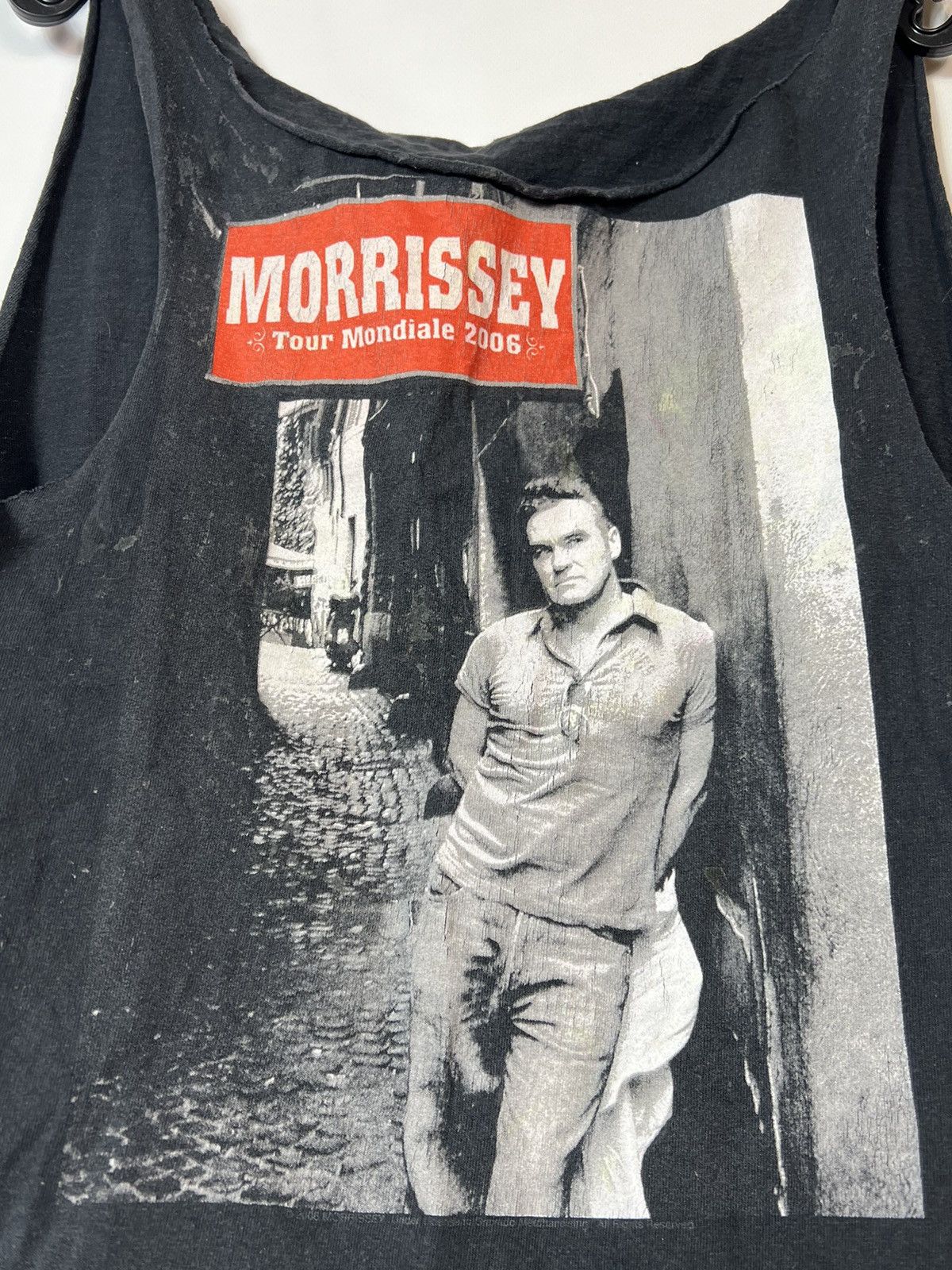 Vintage 🔥1+1=3🔥Morrissey 2006 Vintage Tour Mondiale Tank Top Tee Size US M / EU 48-50 / 2 - 4 Thumbnail