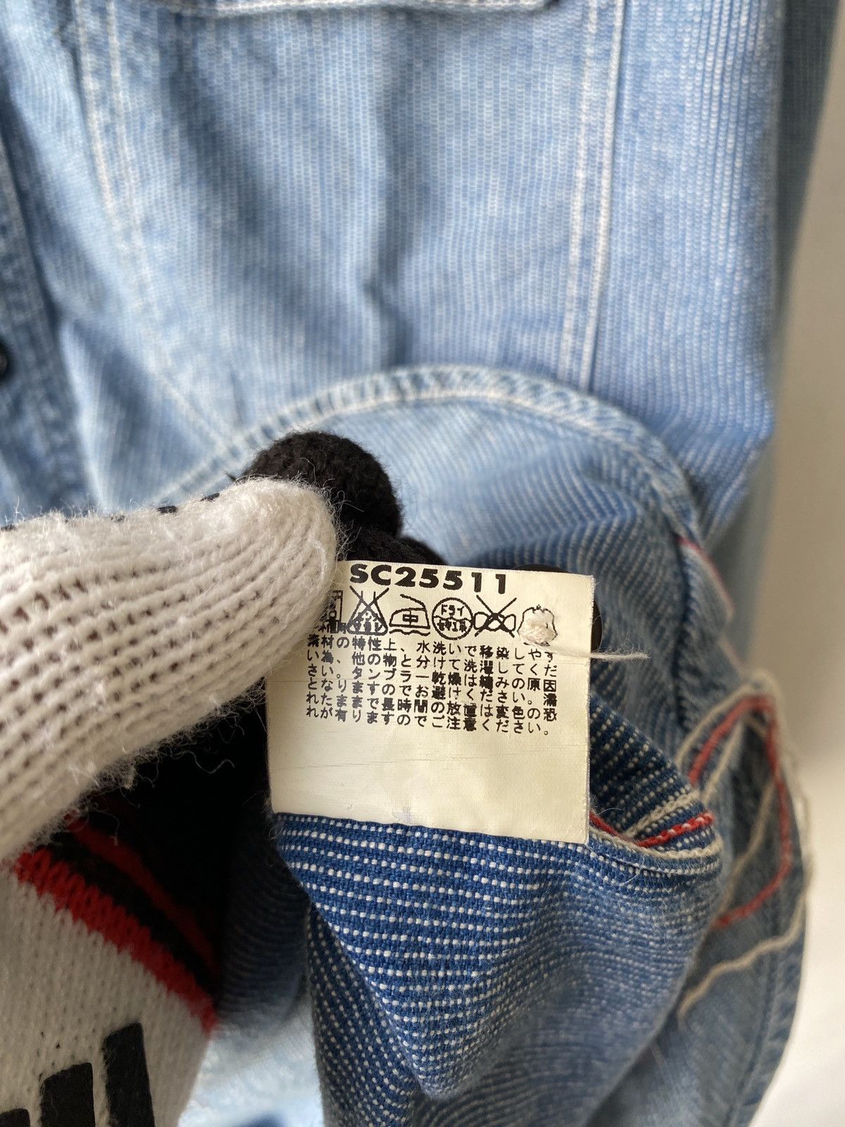 Japanese Brand Vintage Sugar Cane Pinstripe Button Up Shirt Size US M / EU 48-50 / 2 - 18 Thumbnail