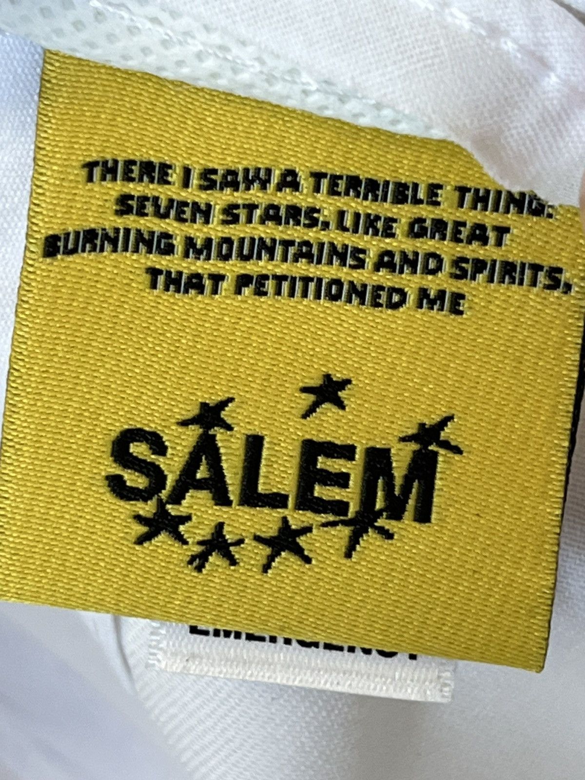 S4LEM Salem Flag Hat White (Rare Misprint) Size ONE SIZE - 5 Thumbnail