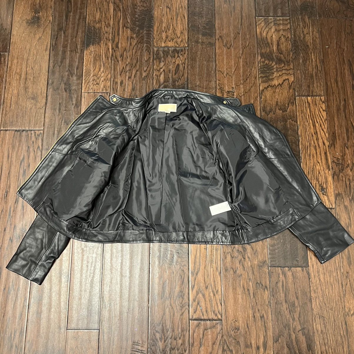 Michael Kors Michael Kors Leather Women’s Full Zipper Jacket Size L / US 10 / IT 46 - 4 Thumbnail