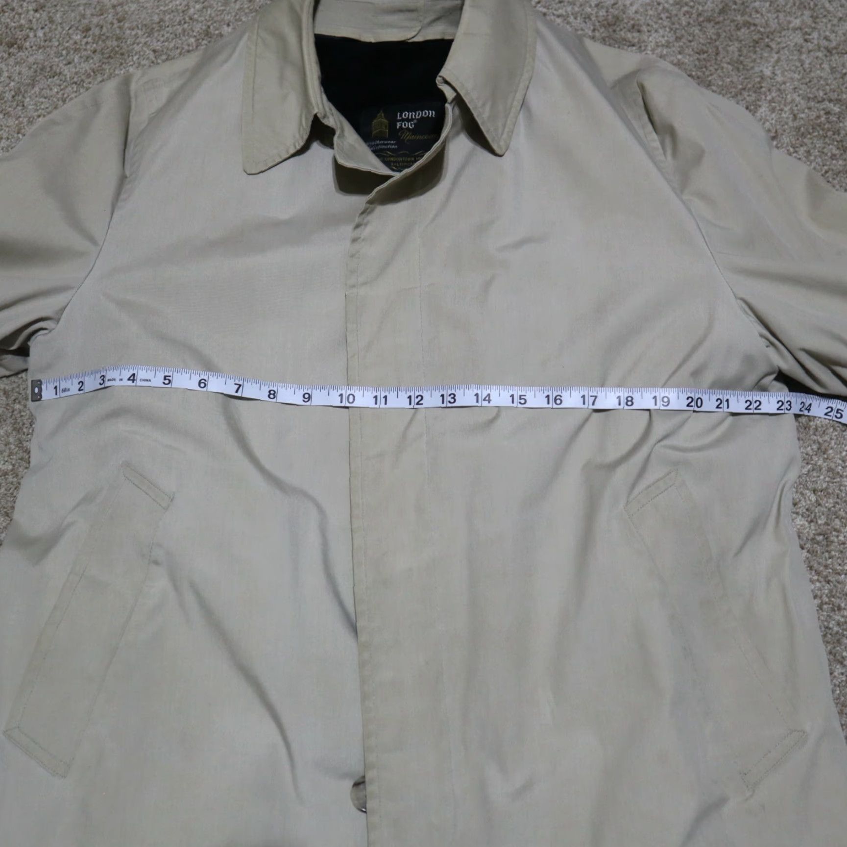 London Fog VINTAGE London Fog Coat Trench Women Beige Tan 40 Reg Waterresistent Zip-Out Liner Insulated Size S / US 4 / IT 40 - 7 Thumbnail
