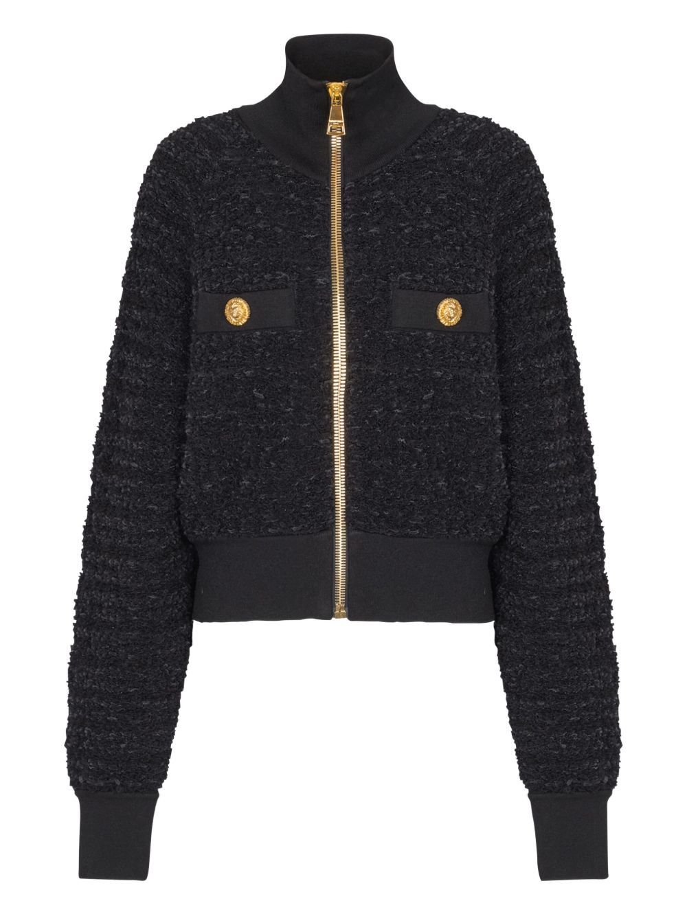 Balmain ZIPPER BOMBER JACKET Size XS / US 0-2 / IT 36-38 - 1 Thumbnail