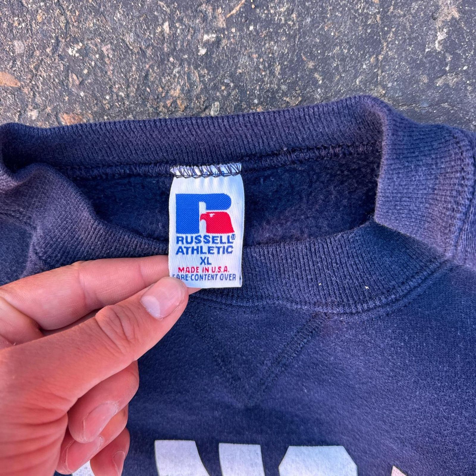 Russell Athletic Vintage 90 Russell Athletic Kansas Basketball Crewneck Sz XL Size US M / EU 48-50 / 2 - 5 Thumbnail