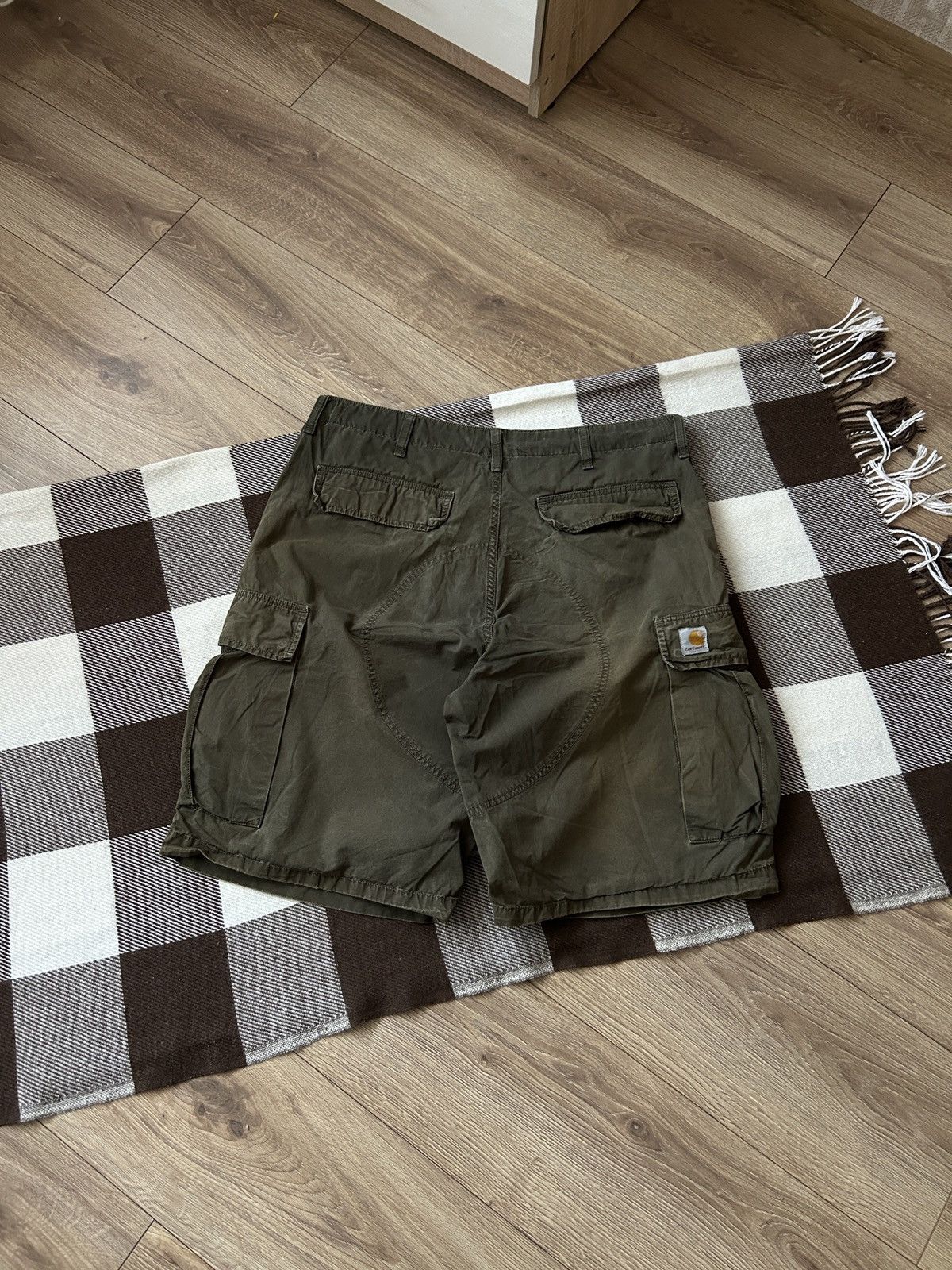 Carhartt × Vintage Vintage Carhartt true faded shorts cargo y2k mens Size US 34 / EU 50 - 1 Thumbnail