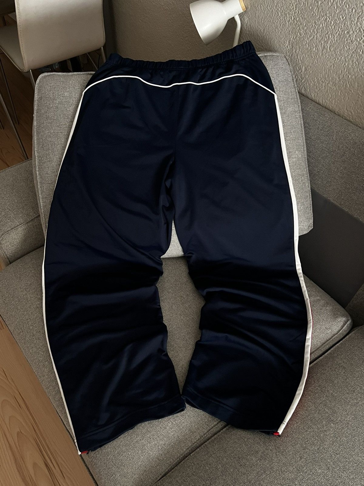 Nike VINTAGE NIKE BAGGY SWOOSH DRILL PANTS 90s Y2K size XL Size US 36 / EU 52 - 6 Thumbnail