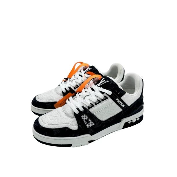 Louis Vuitton LV Trainer 41 Black White Oxblood Size US 8 / EU 41 - 1 Thumbnail