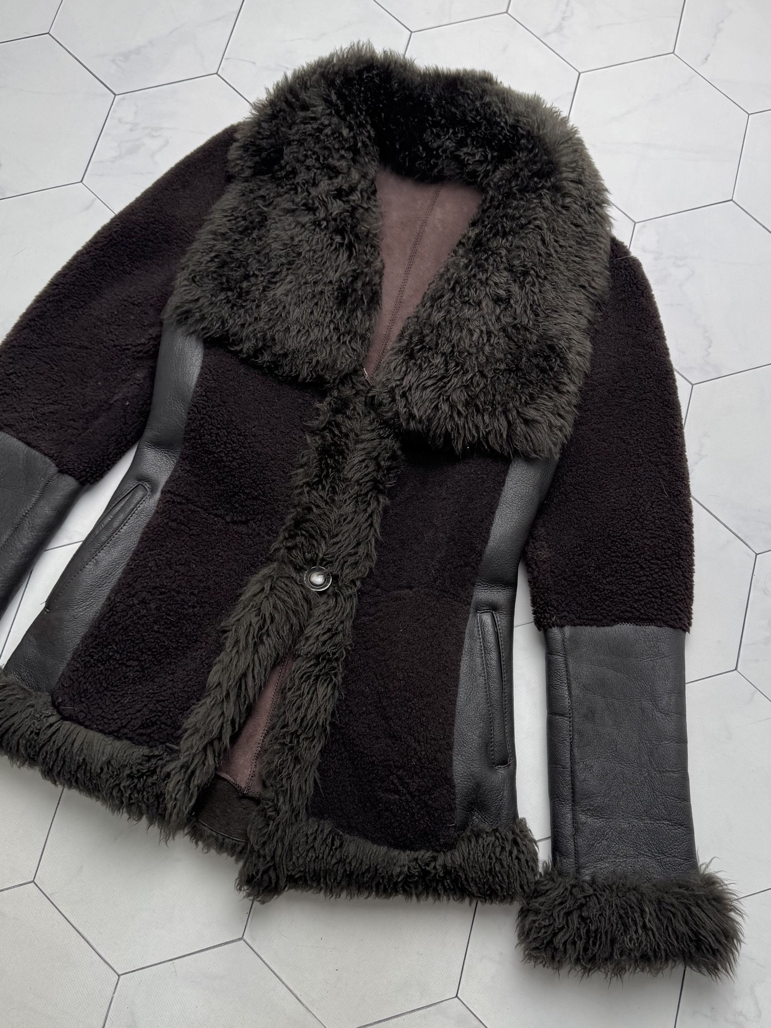 Japanese Brand Vintage Real Sheepskin Jacket (B550)E2D15 Size XS / US 0-2 / IT 36-38 - 3 Thumbnail