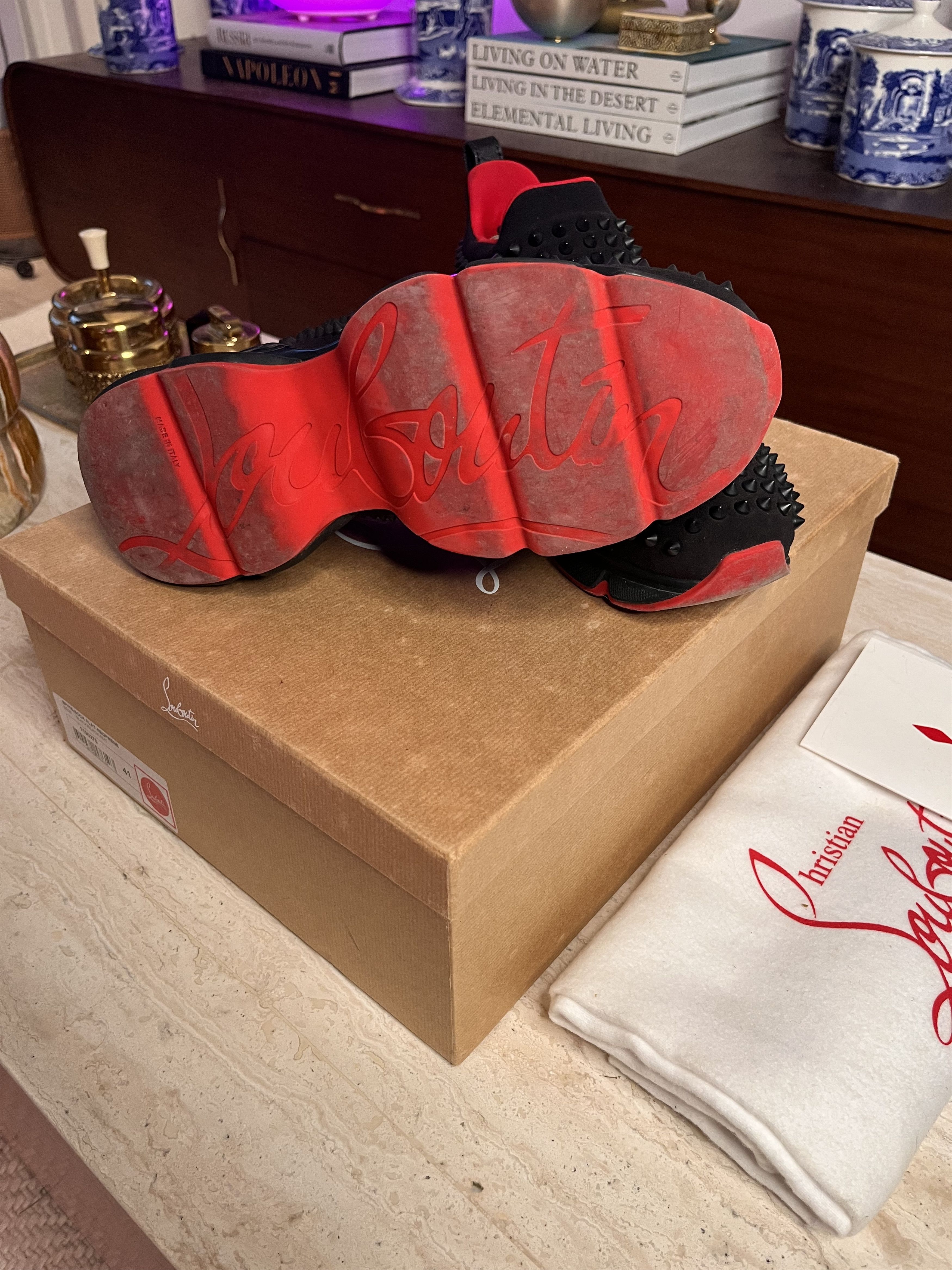 Christian Louboutin Christian Louboutin Spike Sock Runner Size US 8 / EU 41 - 4 Thumbnail
