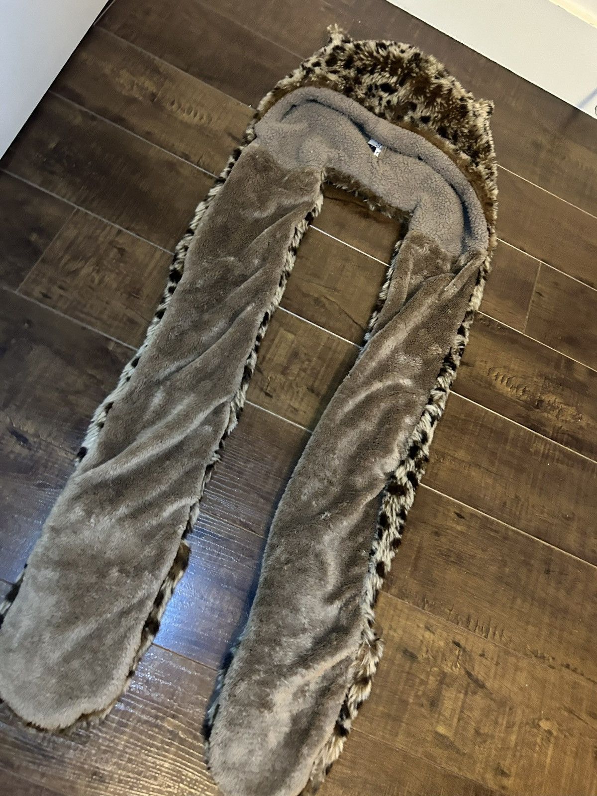 Aldo Vintage Aldo sherpa fleece lined leopard fur hat accessory Size ONE SIZE - 6 Thumbnail