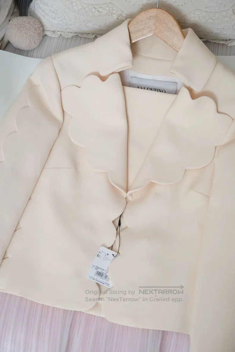 Valentino Valentino Lace silk wool blazer Size S / US 4 / IT 40 - 2 Thumbnail