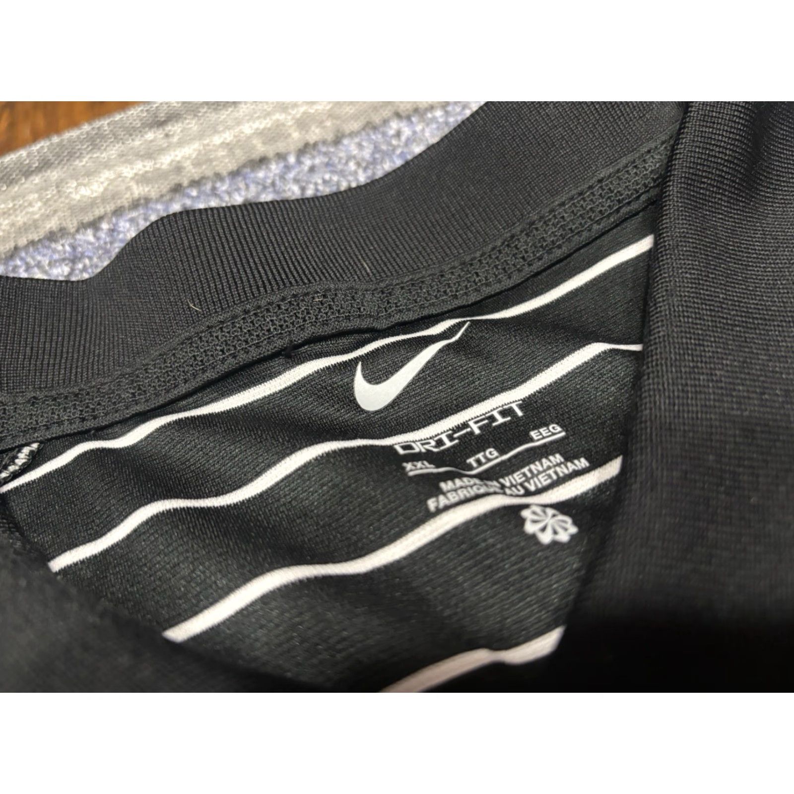 Nike Nike Polo Shirt Men 2XL Dri-Fit Striped Wake Forest Demon Deacons Short Sleeve Collared Button Logo Multicolor Athletic Casual Size US XXL / EU 58 / 5 - 2 Thumbnail