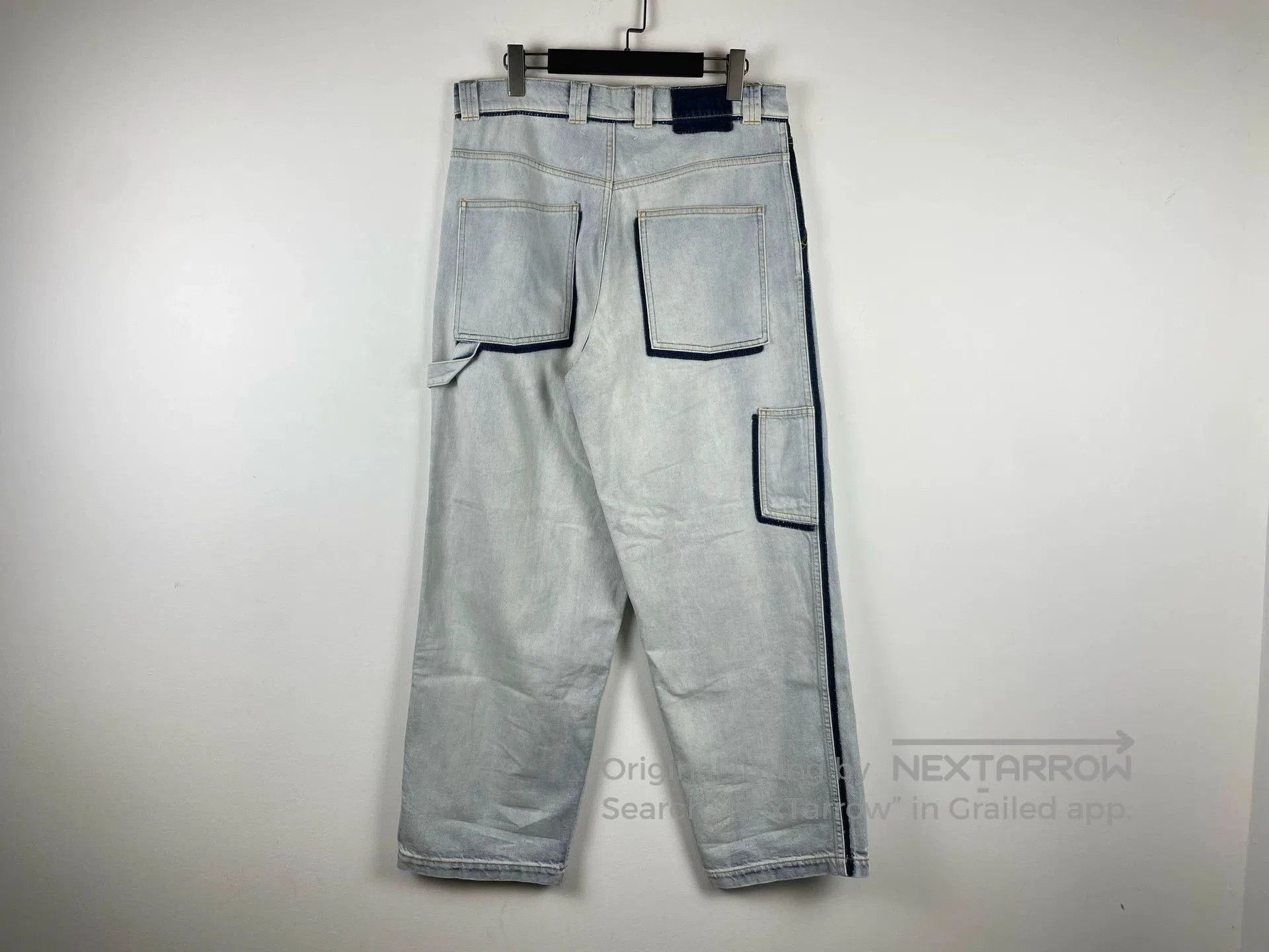 Maison Margiela Maison Margiela Washed Denim Wide-Leg Pants. Size US 31 - 2 Thumbnail