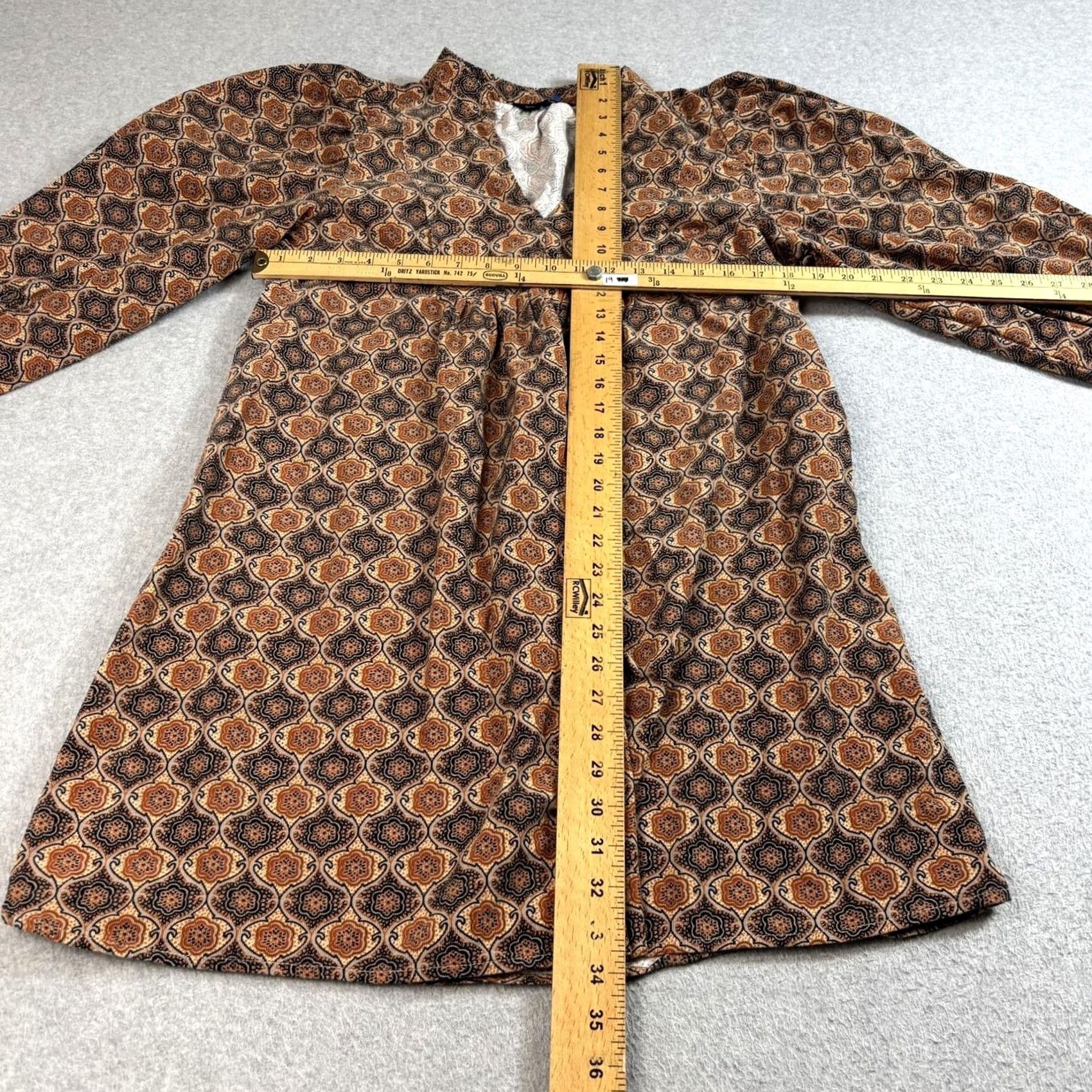 Banana Republic Banana Republic Shirt Womens M Brown Dress Women Paisley Tunic Boho Southwest West Size M / US 6-8 / IT 42-44 - 5 Thumbnail