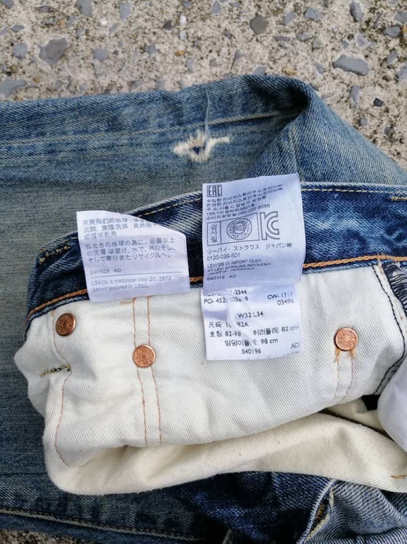 Levi's × Levi's Vintage Clothing Levi's Strauss Distressed Denim Jeans Size US 32 / EU 48 - 6 Thumbnail