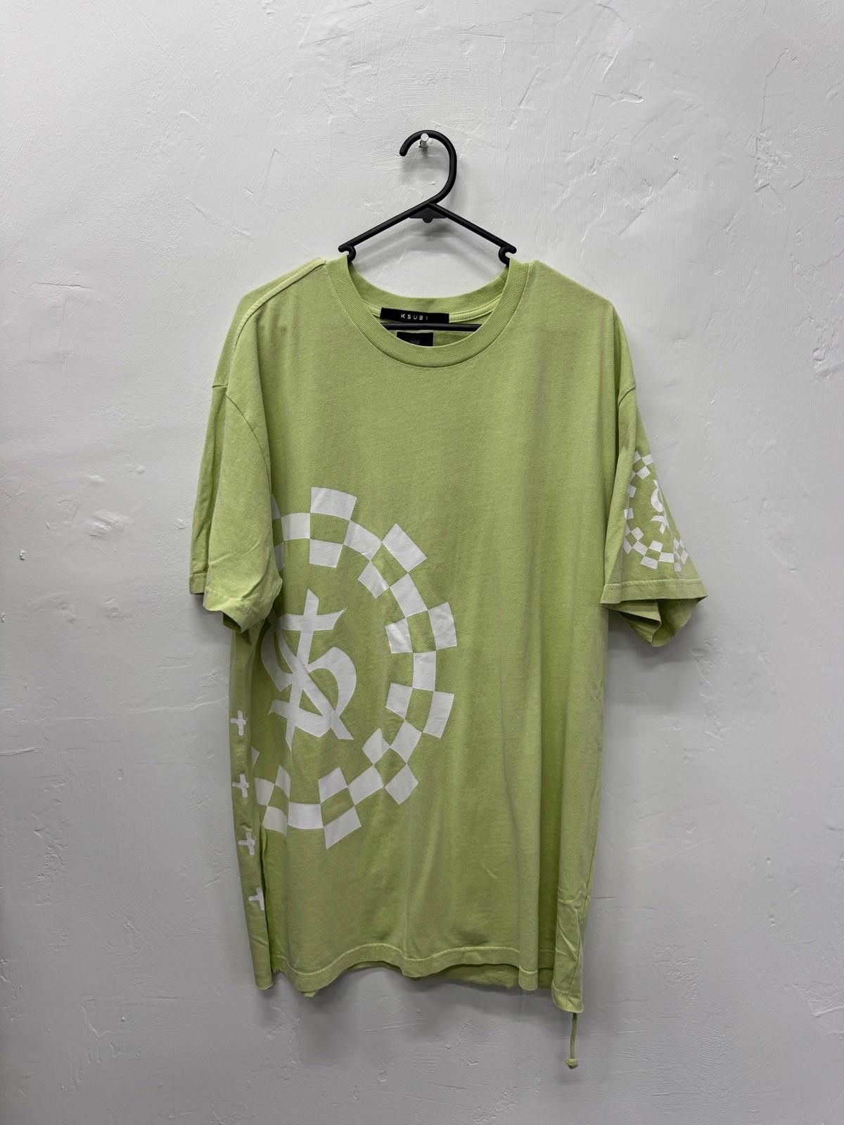 Ksubi new ksubi tee t-shirt top mens team biggie limelite medium m Size US M / EU 48-50 / 2 - 1 Thumbnail