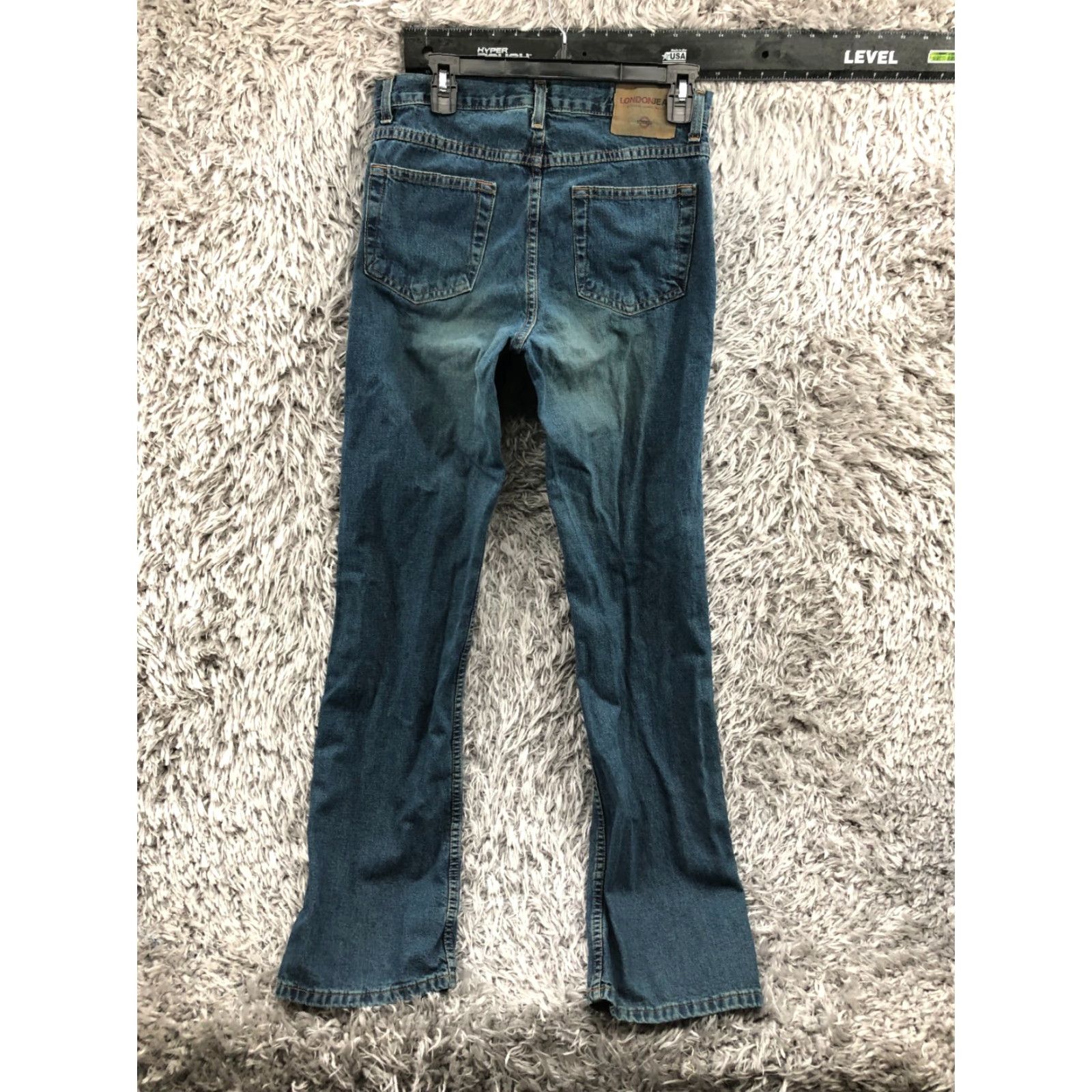 Vintage VINTAGE London Jeans Flared Size 10 Womens Medium Wash Blue Size 32" / US 10 / IT 46 - 5 Thumbnail