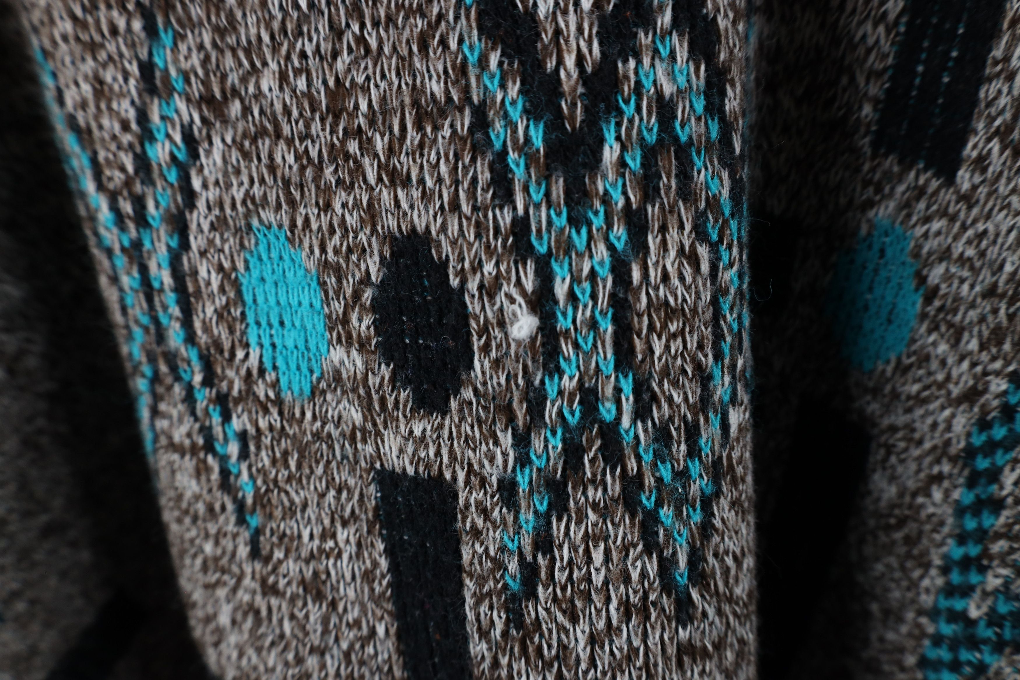 Vintage Vintage 90s Streetwear Polka Dot Knit Crewneck Sweater USA Size L / US 10 / IT 46 - 8 Thumbnail