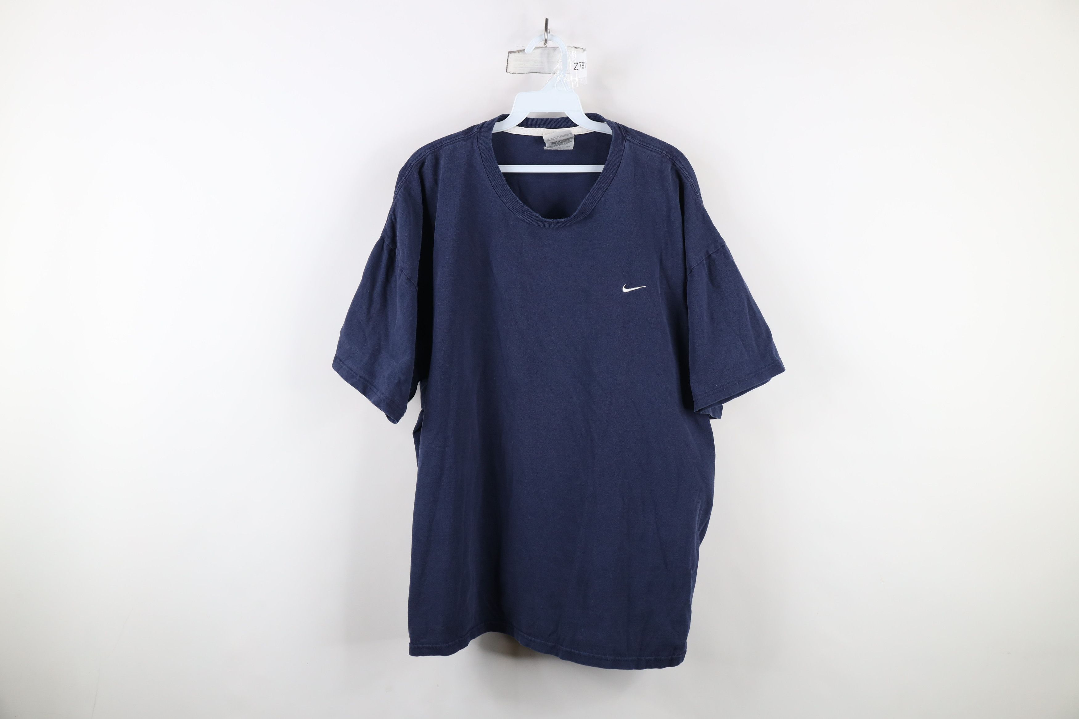 Nike × Vintage Vintage Nike Travis Scott Mini Swoosh Short Sleeve T-Shirt Size US XXL / EU 58 / 5 - 1 Thumbnail