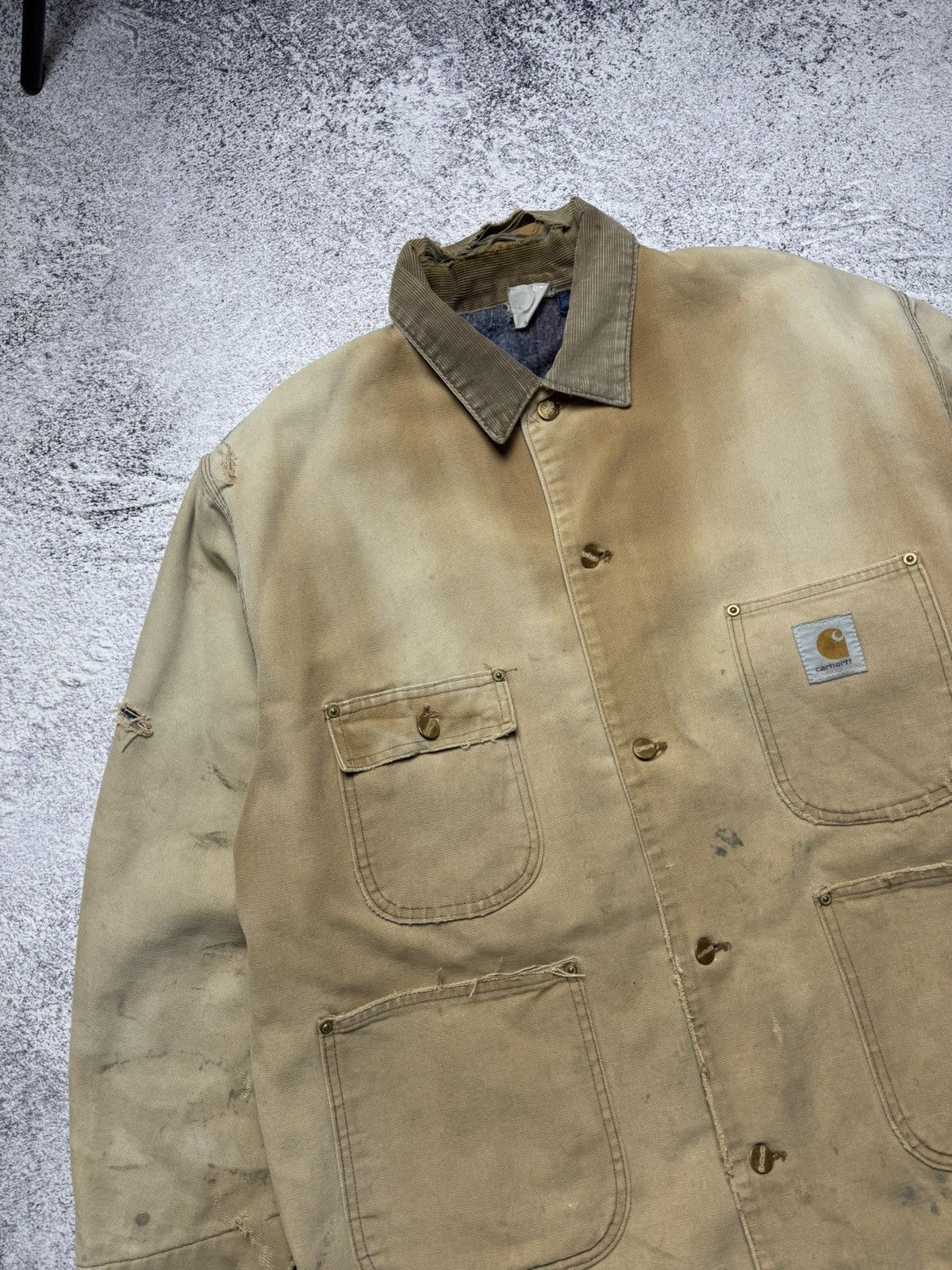 Carhartt Vintage Carhartt Michigan Jacket Active Detroit Coat Trash Size US XL / EU 56 / 4 - 2 Thumbnail