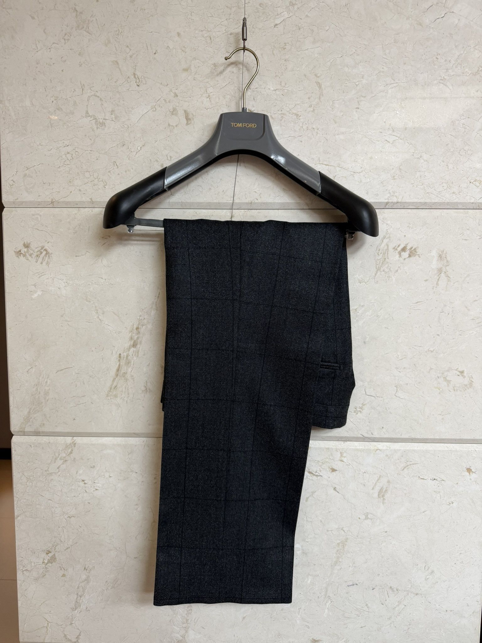 Tom Ford TOM FORD Windsor Fit Wool-Cashmere Windowpane Check Suit 38S Size 38S - 10 Thumbnail