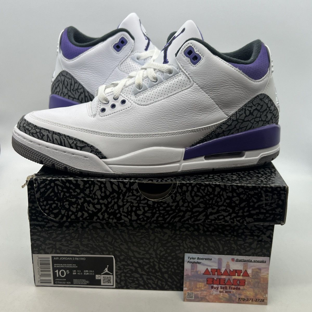 Jordan Brand Air Jordan 3 dark iris | Grailed