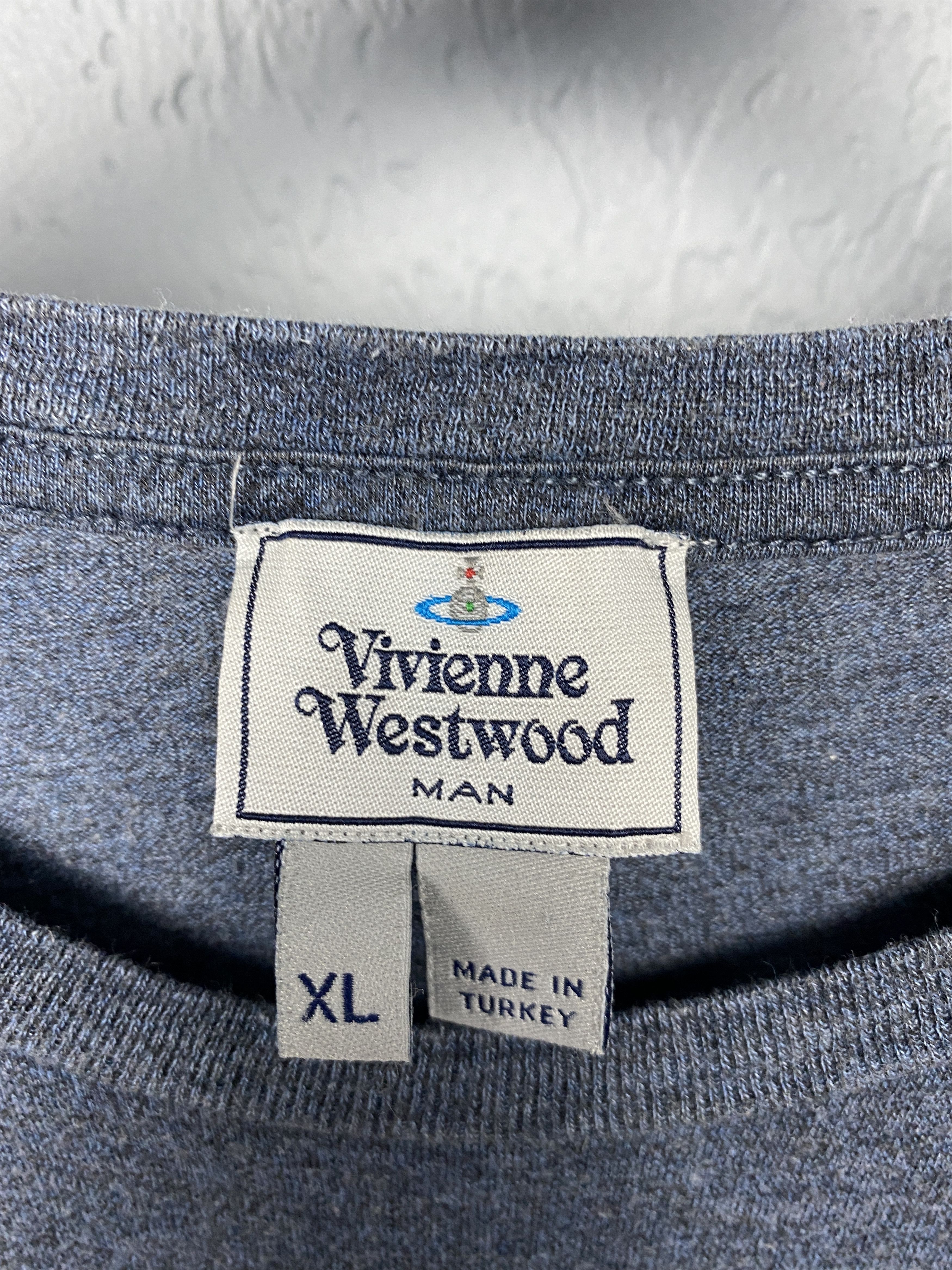 Vivienne Westwood Vivienne Westwood Vintage Mens Crew Neck T-Shirt Size US XL / EU 56 / 4 - 4 Thumbnail