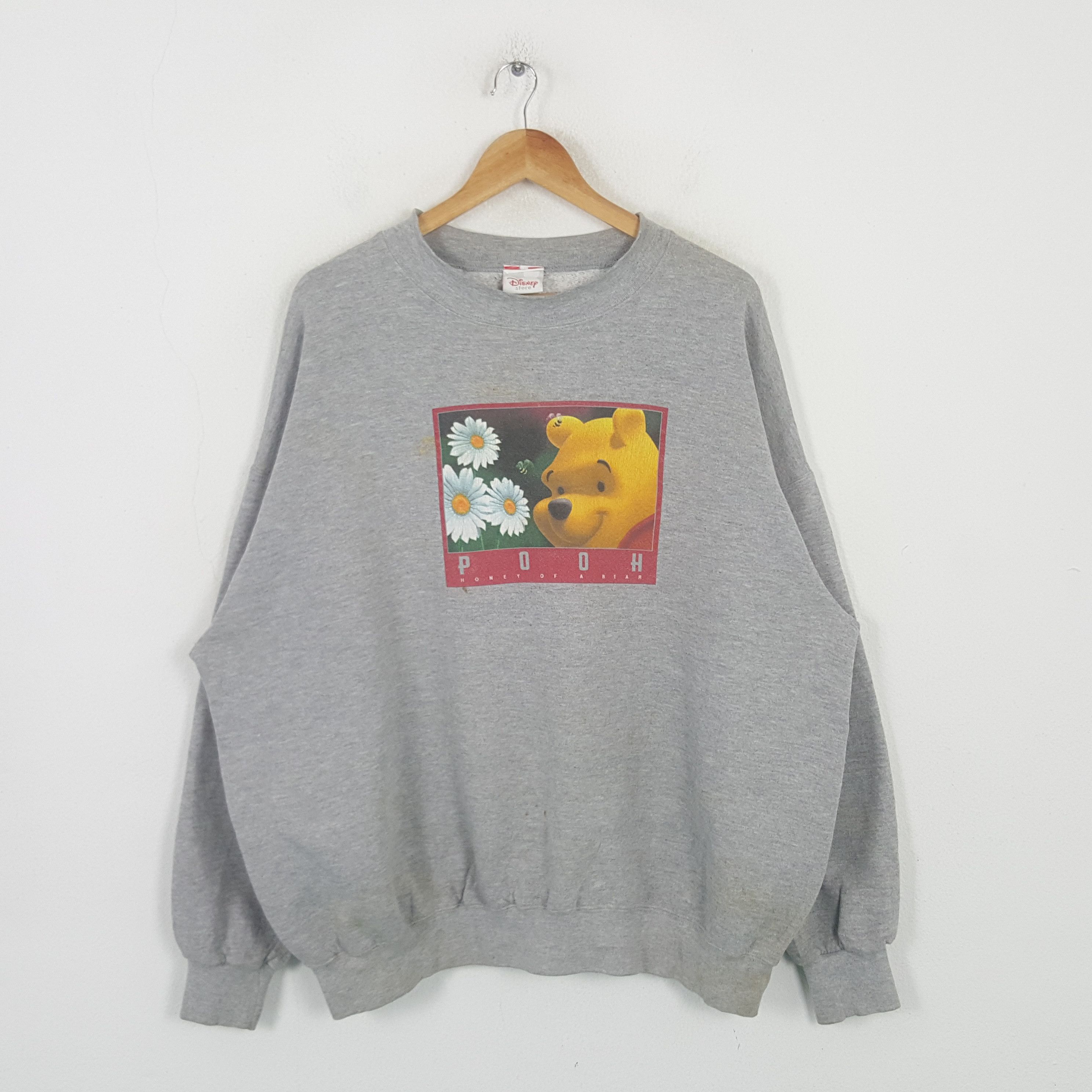 Disney Vintage Pooh Honey Of A Bear Cartoon Movie Sweatshirt RR7 Size US XXL / EU 58 / 5 - 1 Thumbnail