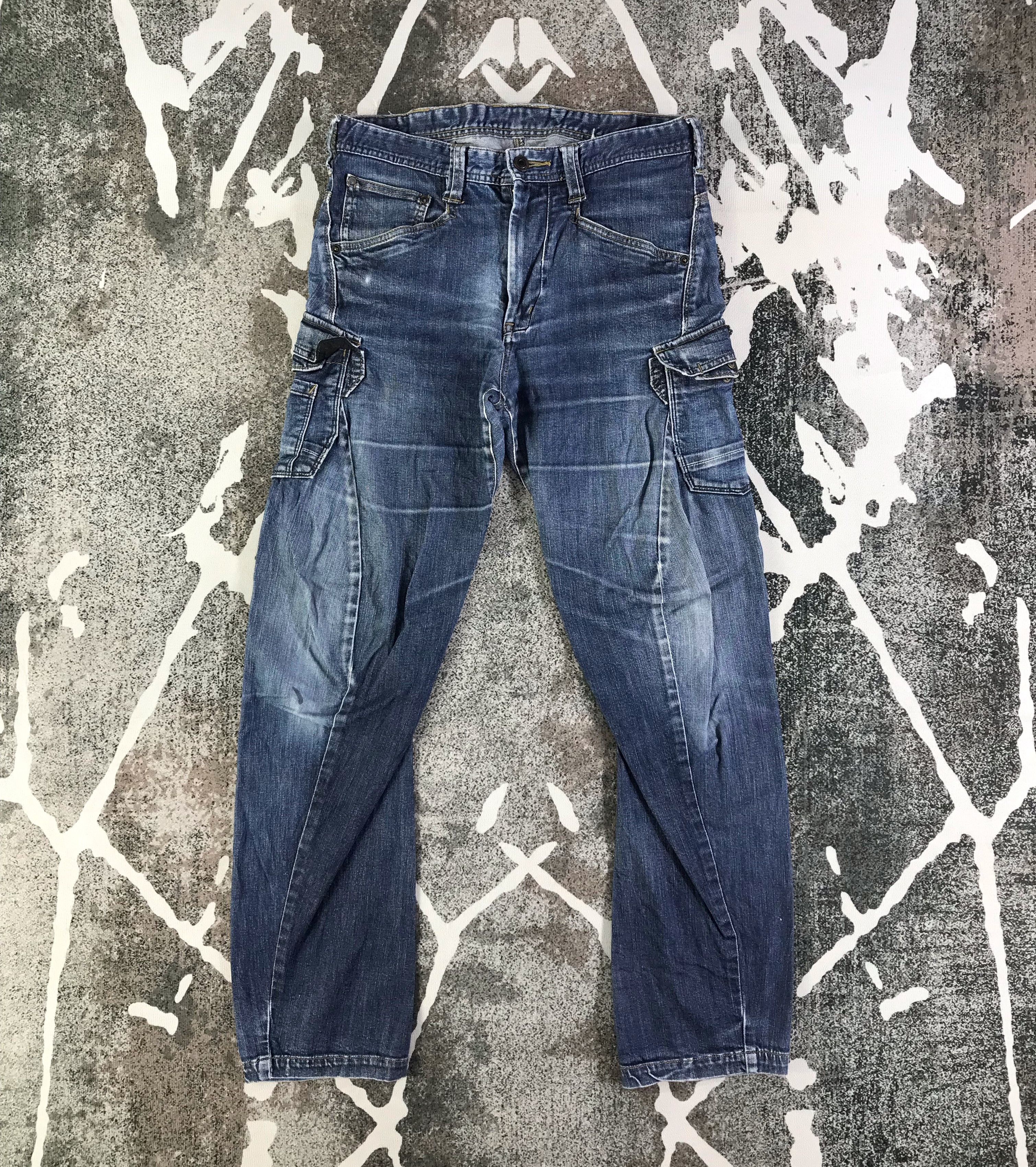 Japanese Brand Japanese Brand Multi Pocket Cargo Jeans KJ1987 Size US 31 - 1 Thumbnail