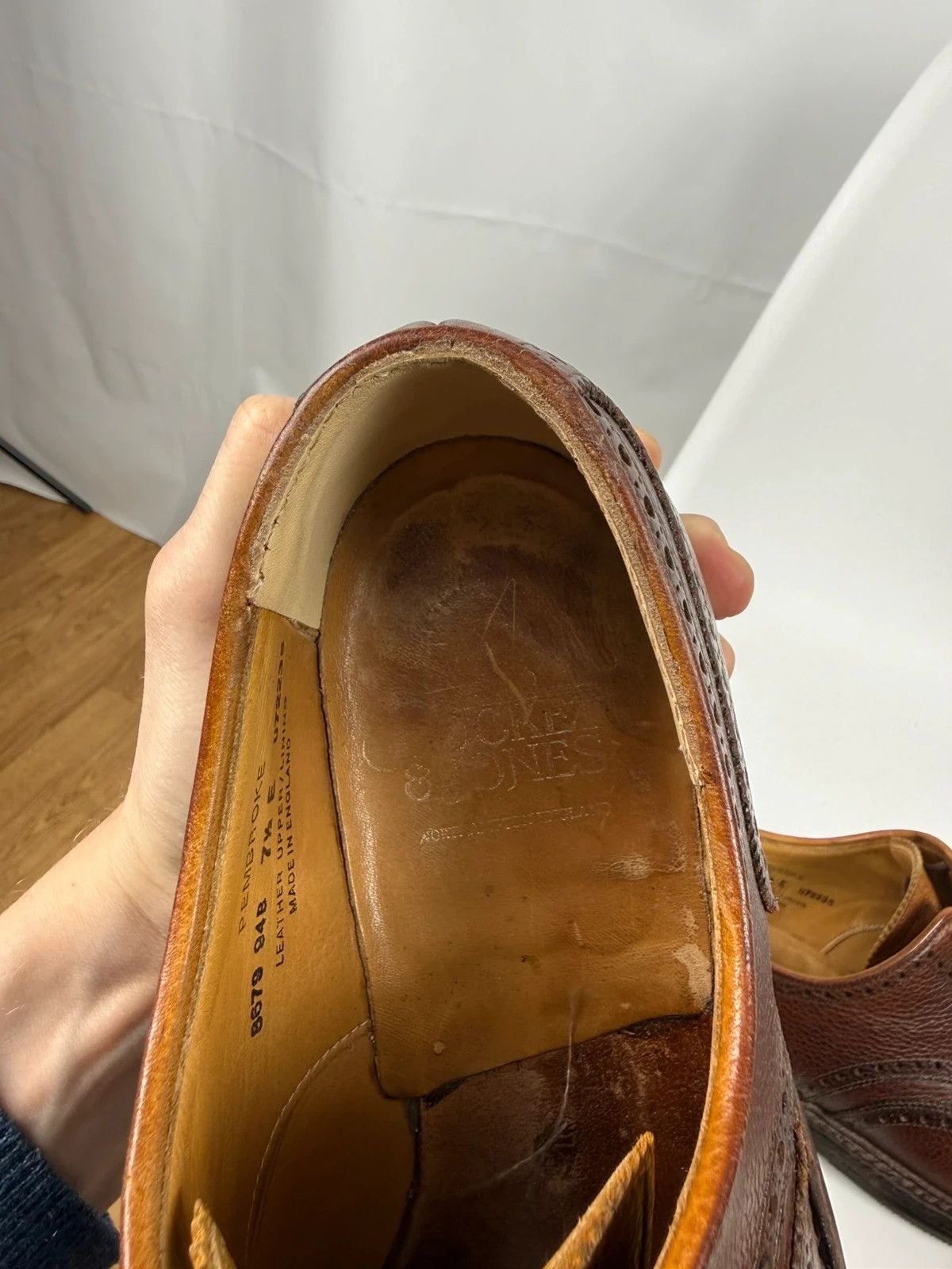 Crockett & Jones Crockett & Jones Brogues Genuine Leather size 7.5 Size US 8.5 / EU 41-42 - 11 Thumbnail