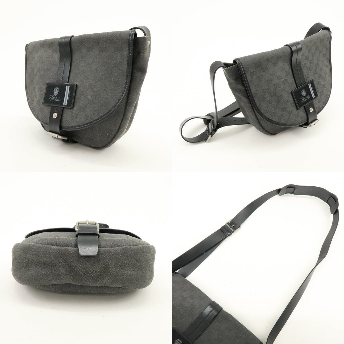 Gucci Gucci GG Supreme Shoulder Bag Black Size ONE SIZE - 3 Thumbnail