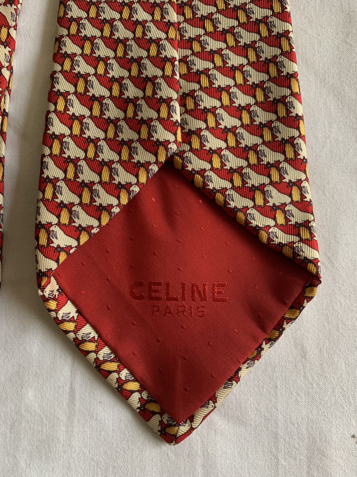 Celine CELINE PURE SILK NECK TIE Size ONE SIZE - 8 Thumbnail