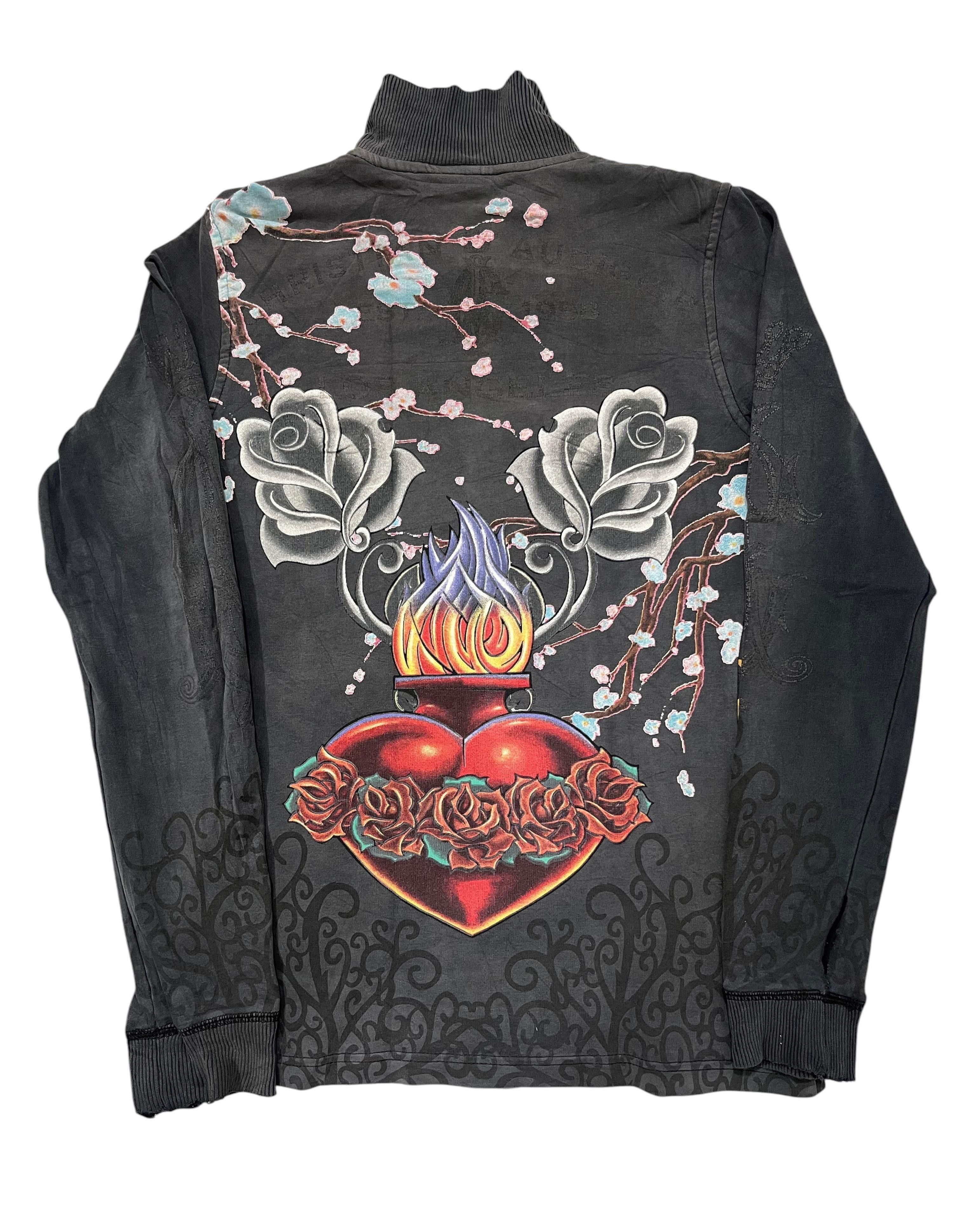 Christian Audigier Christian Audigier By Ed Hardy Full Zip Sweatshirt Size S / US 4 / IT 40 - 2 Thumbnail