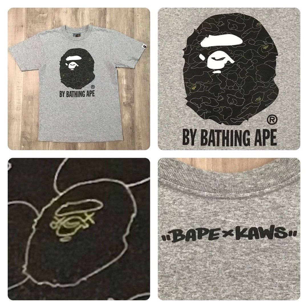 Bape × Kaws BAPE × KAWS NEON camo APE head T-shirt a bathing ape NIGO Size US S / EU 44-46 / 1 - 1 Thumbnail