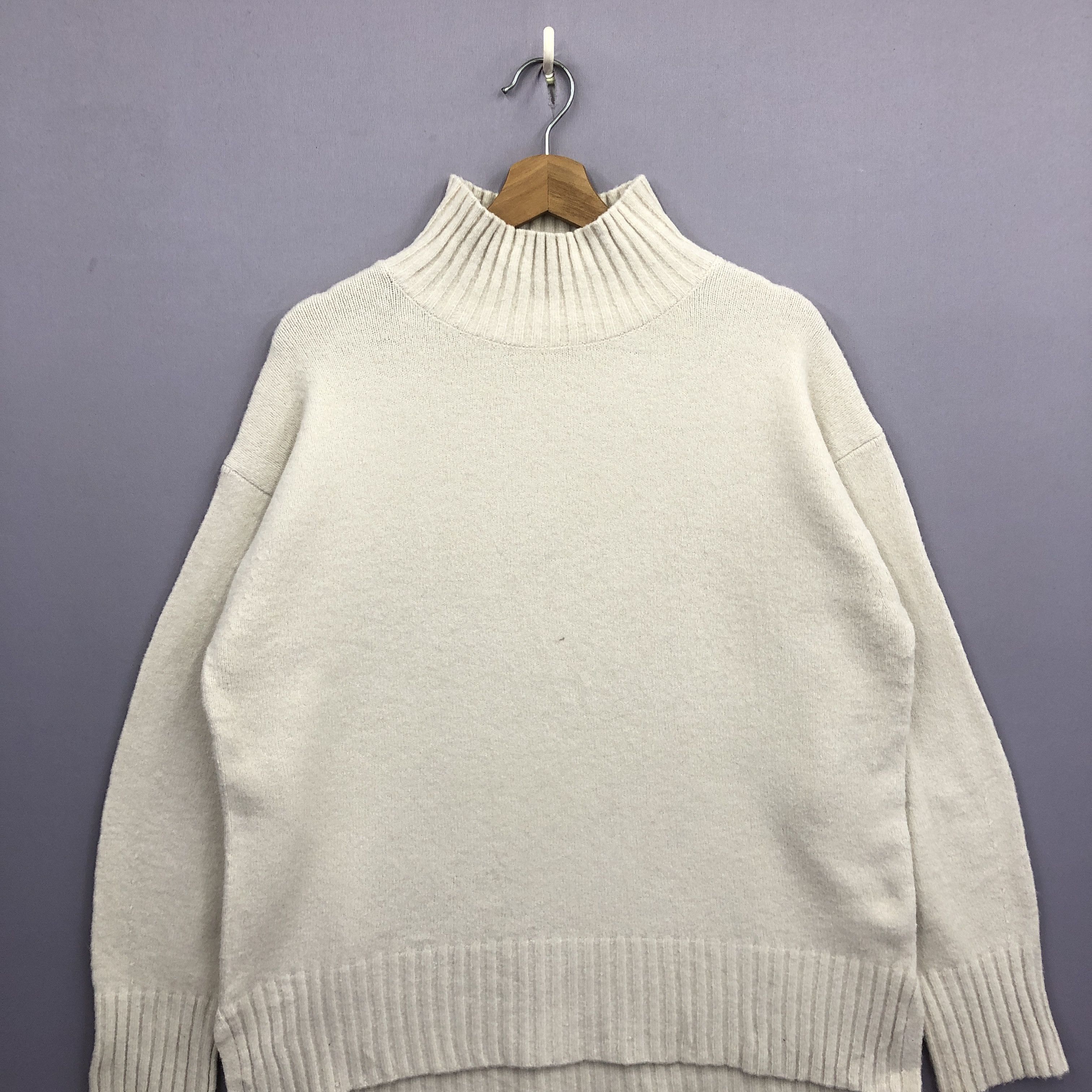 Homespun Knitwear × Japanese Brand Vintage Japanese Turtleneck Knitwear Sweater Sweatshirt Size US M / EU 48-50 / 2 - 4 Thumbnail