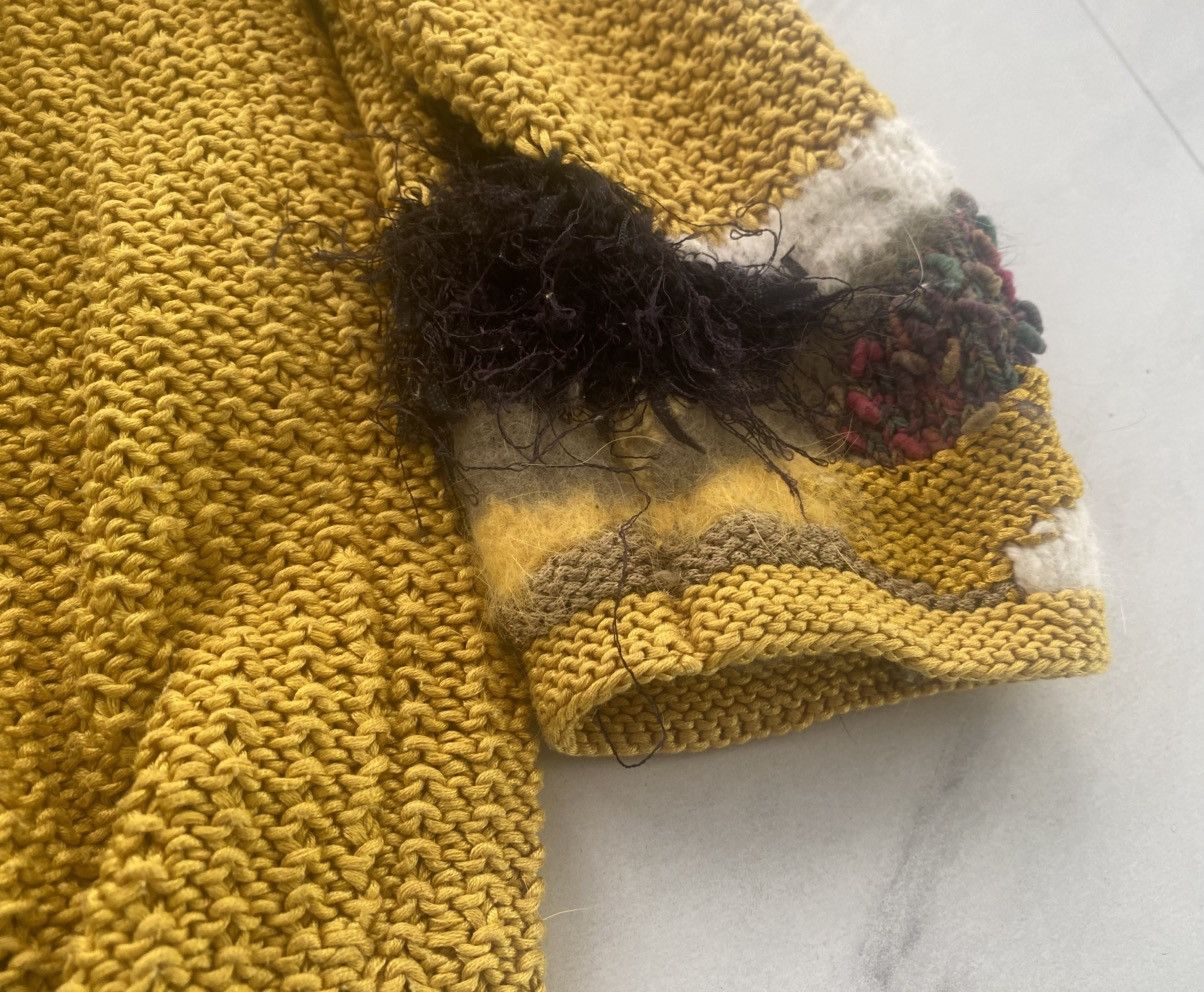 Aran Isles Knitwear × Vintage Coloured cable knitted sweater v neck cardigan Size M / US 6-8 / IT 42-44 - 13 Thumbnail