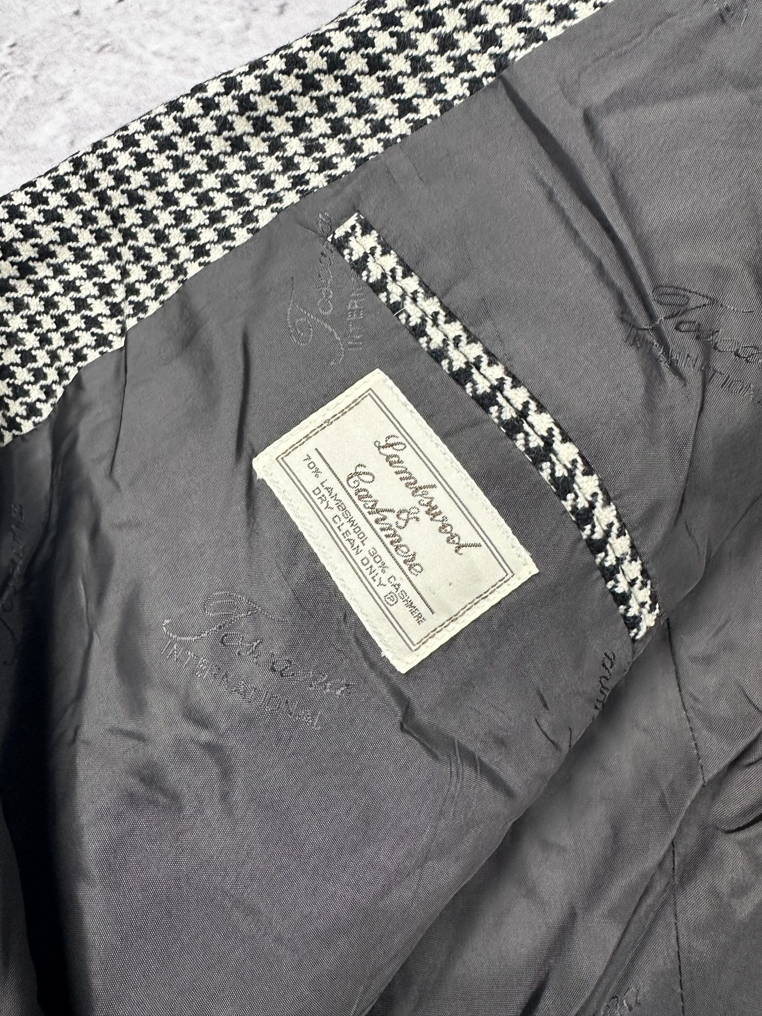 Designer × Vintage Vintage Brook Taverner cashmere wool blazer jacket Size 52L - 7 Thumbnail