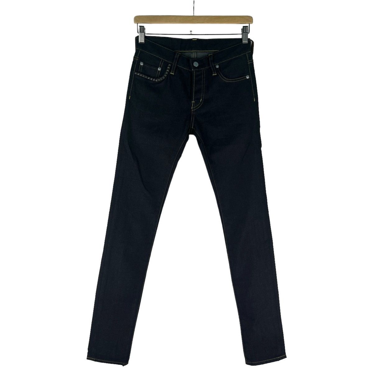 Hysteric Glamour 🔥Skinny Cut Denim Hysteric Glamour Spike Pocket Punk Design Size US 28 / EU 44 - 1 Thumbnail
